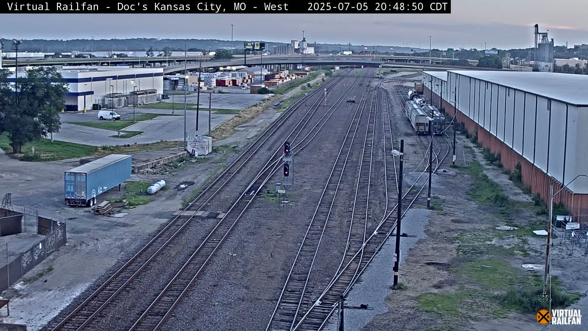 Kansas City Skyline & Train Depot Live Cam - Kansas City, Jackson, Missouri, USA 