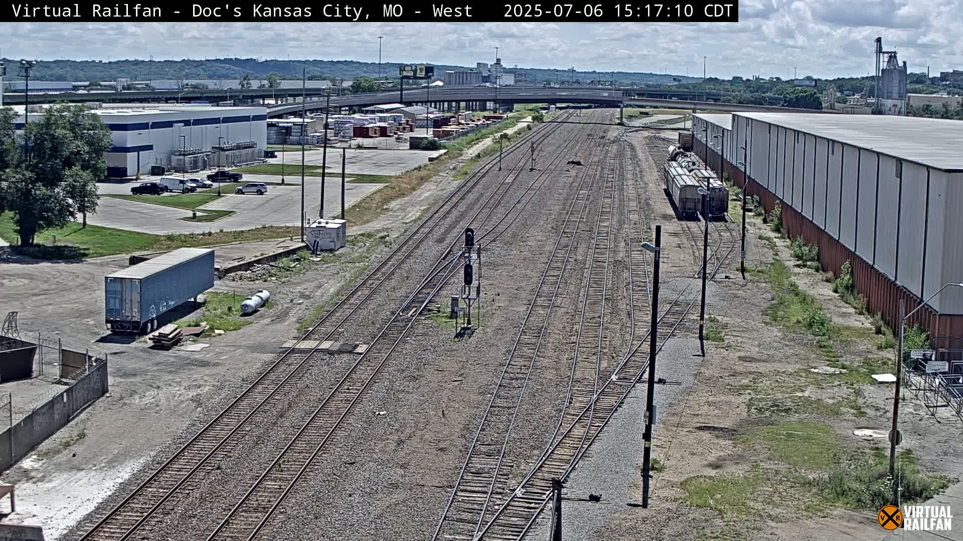 Kansas City Skyline & Train Depot Live Cam - Kansas City, Jackson, Missouri, USA 