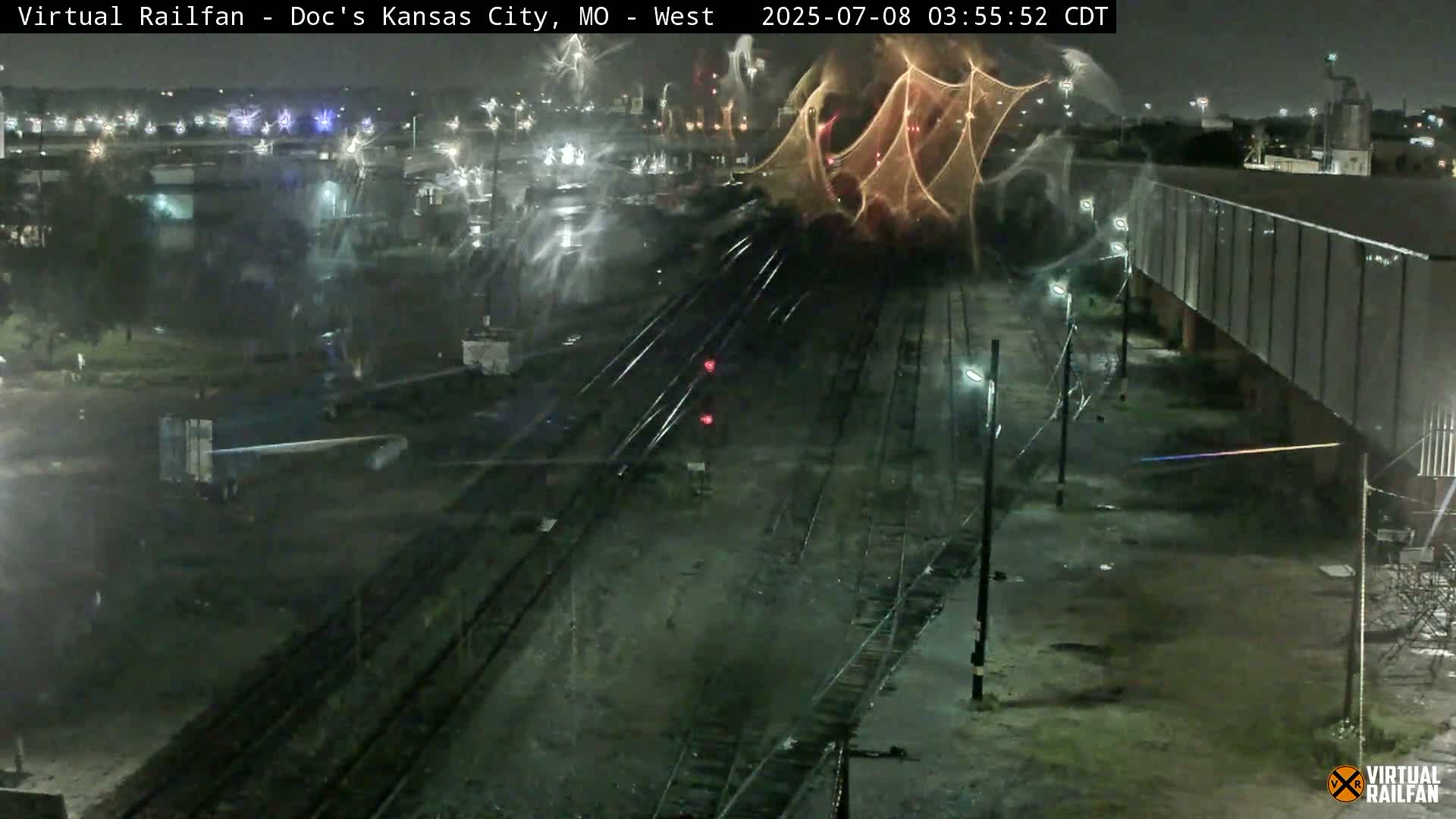 Kansas City Skyline & Train Depot Live Cam - Kansas City, Jackson, Missouri, USA 