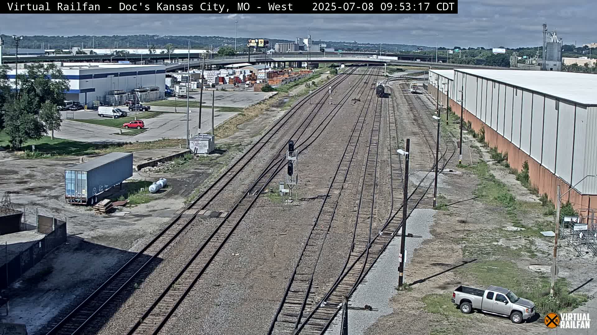 Kansas City Skyline & Train Depot Live Cam - Kansas City, Jackson, Missouri, USA 