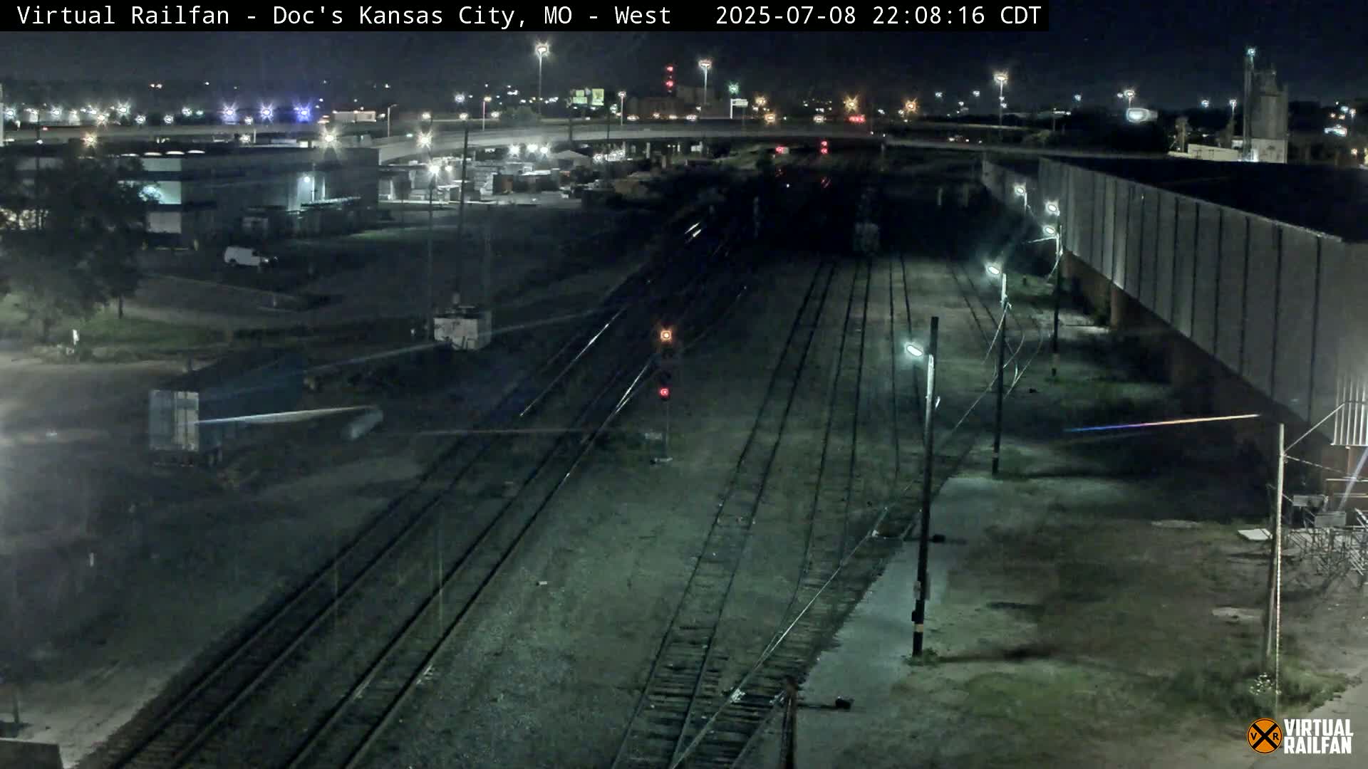 Kansas City Skyline & Train Depot Live Cam - Kansas City, Jackson, Missouri, USA 