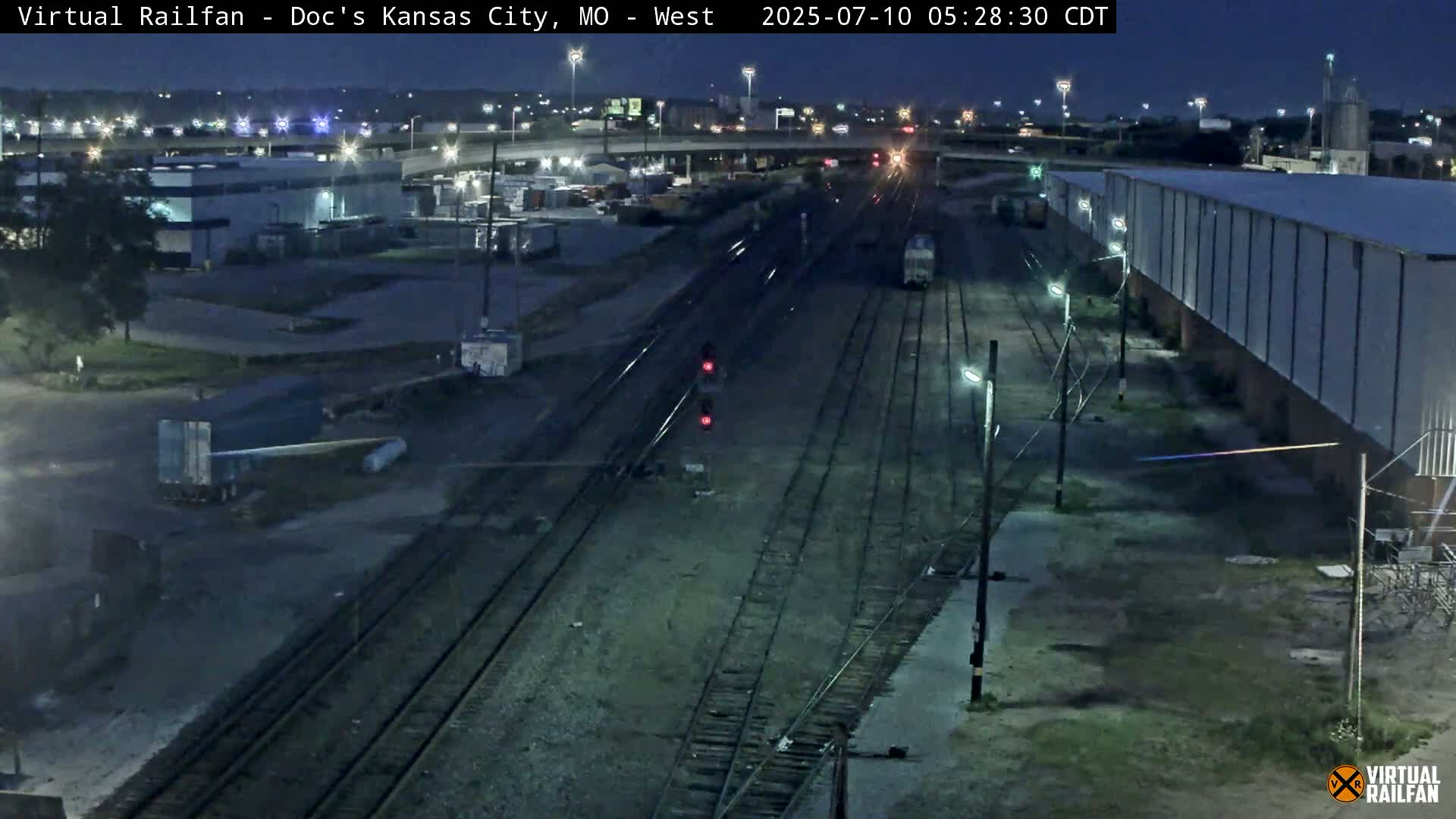 Kansas City Skyline & Train Depot Live Cam - Kansas City, Jackson, Missouri, USA 
