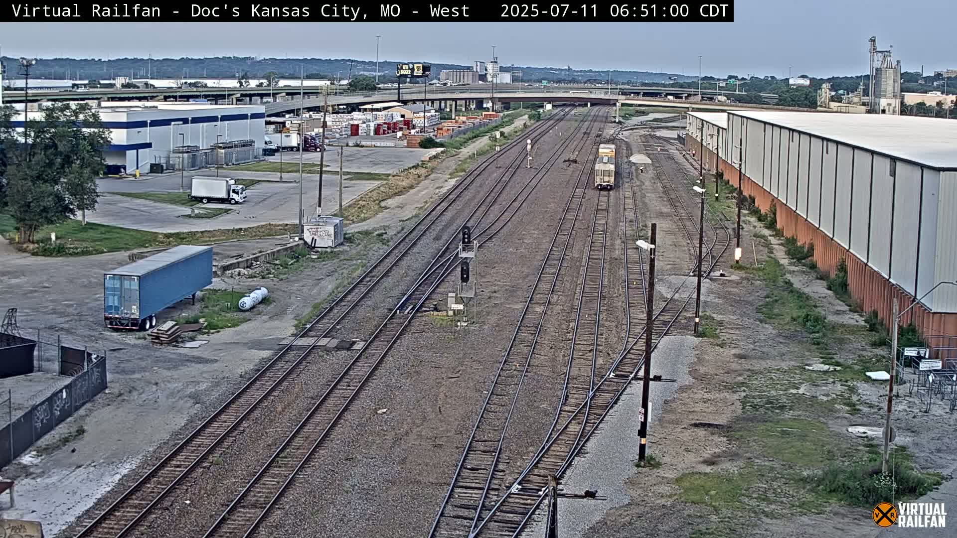 Kansas City Skyline & Train Depot Live Cam - Kansas City, Jackson, Missouri, USA 