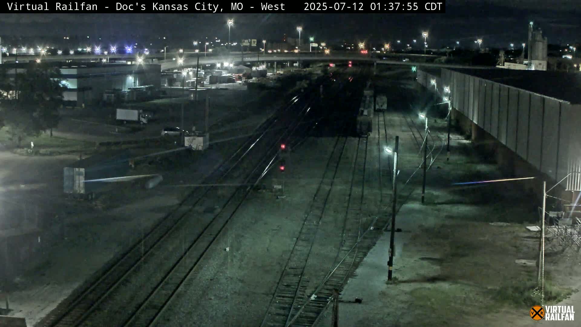 Kansas City Skyline & Train Depot Live Cam - Kansas City, Jackson, Missouri, USA 