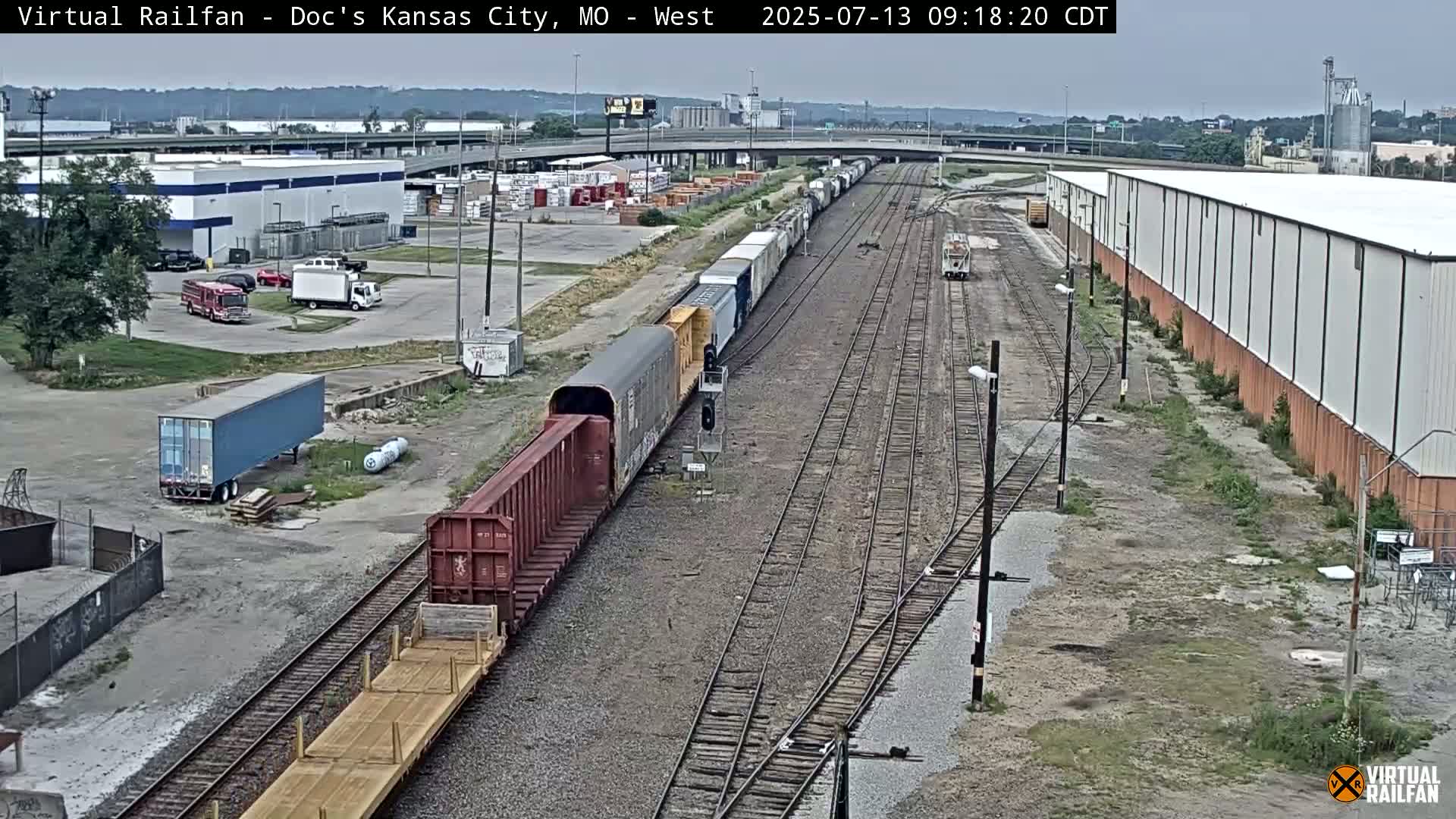 Kansas City Skyline & Train Depot Live Cam - Kansas City, Jackson, Missouri, USA 