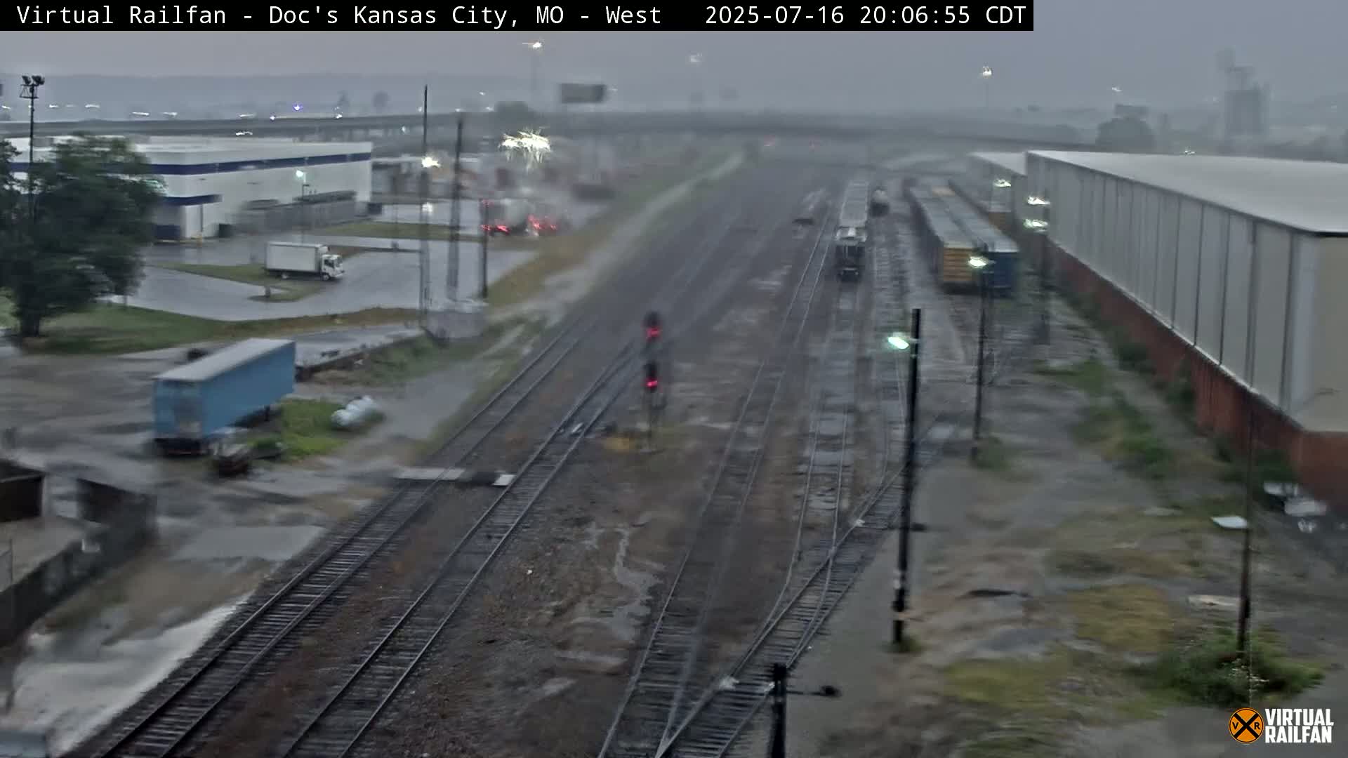 Kansas City Skyline & Train Depot Live Cam - Kansas City, Jackson, Missouri, USA 