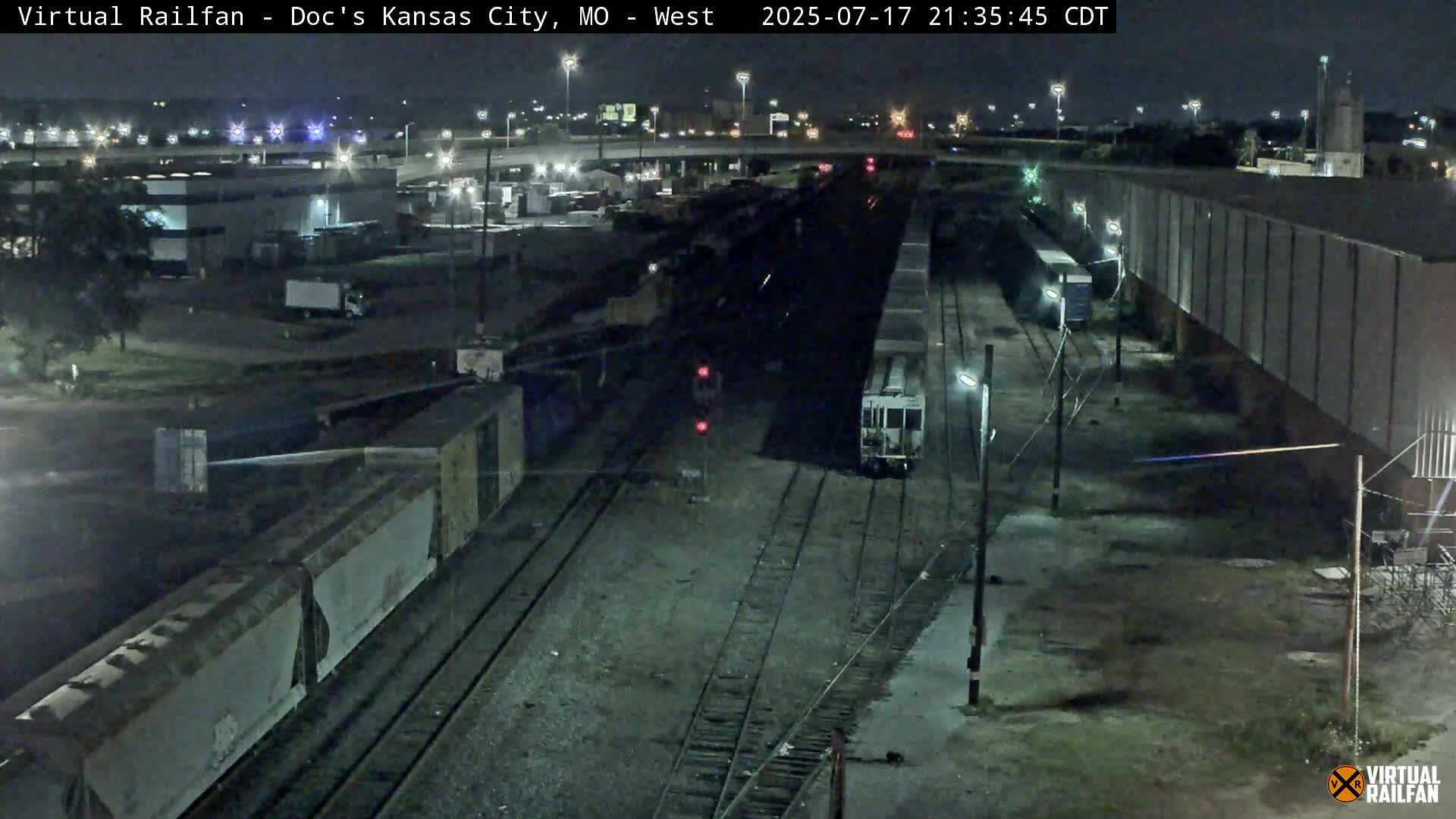 Kansas City Skyline & Train Depot Live Cam - Kansas City, Jackson, Missouri, USA 
