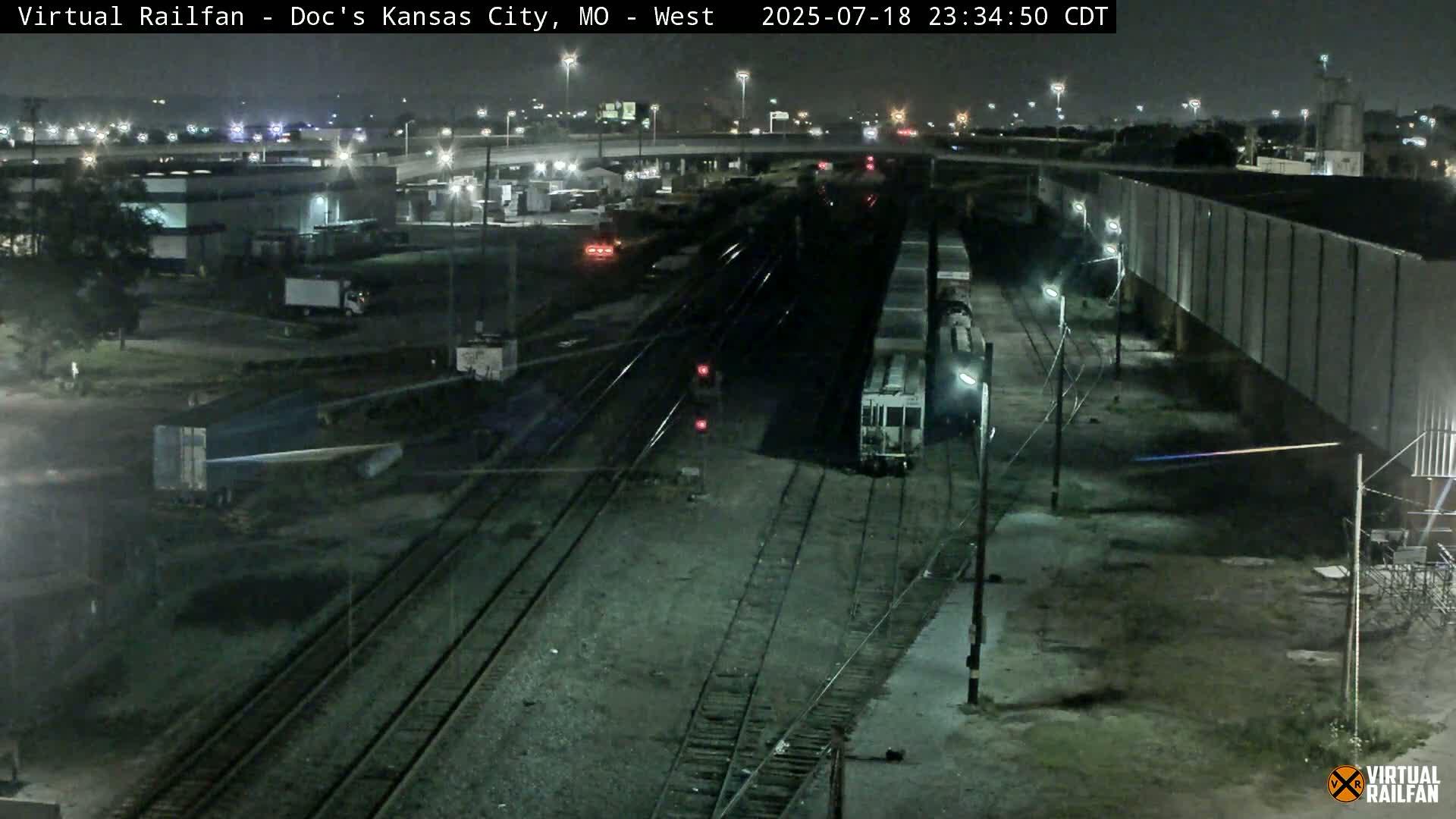 Kansas City Skyline & Train Depot Live Cam - Kansas City, Jackson, Missouri, USA 