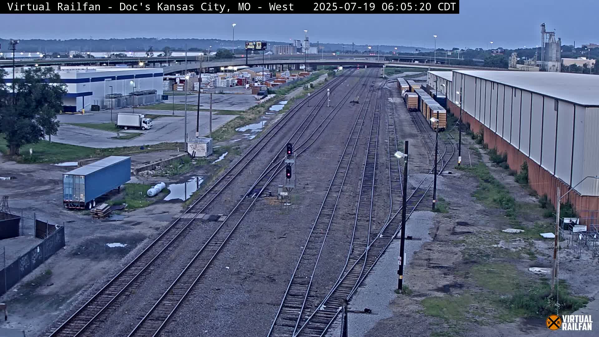 Kansas City Skyline & Train Depot Live Cam - Kansas City, Jackson, Missouri, USA 