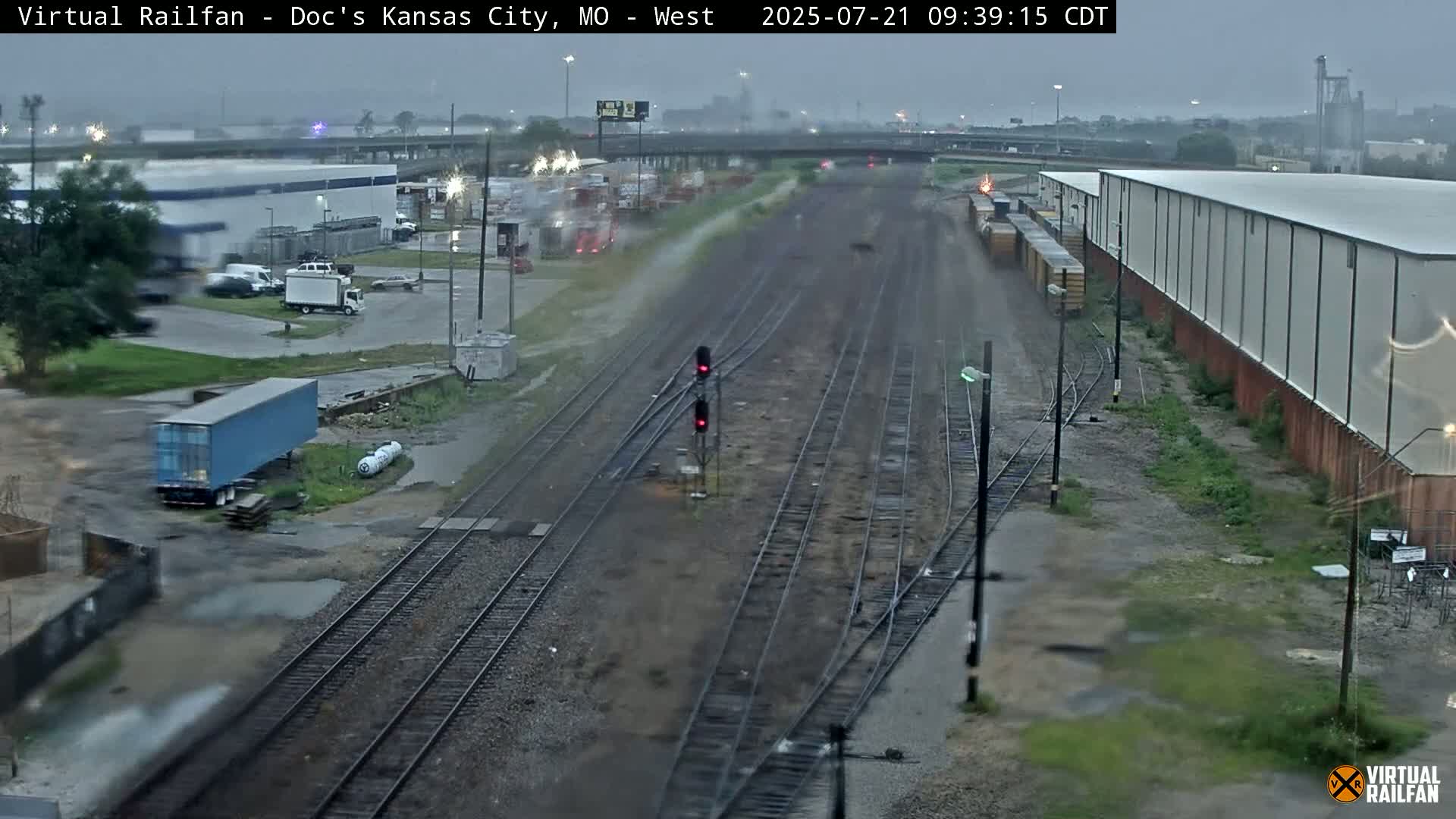 Kansas City Skyline & Train Depot Live Cam - Kansas City, Jackson, Missouri, USA 