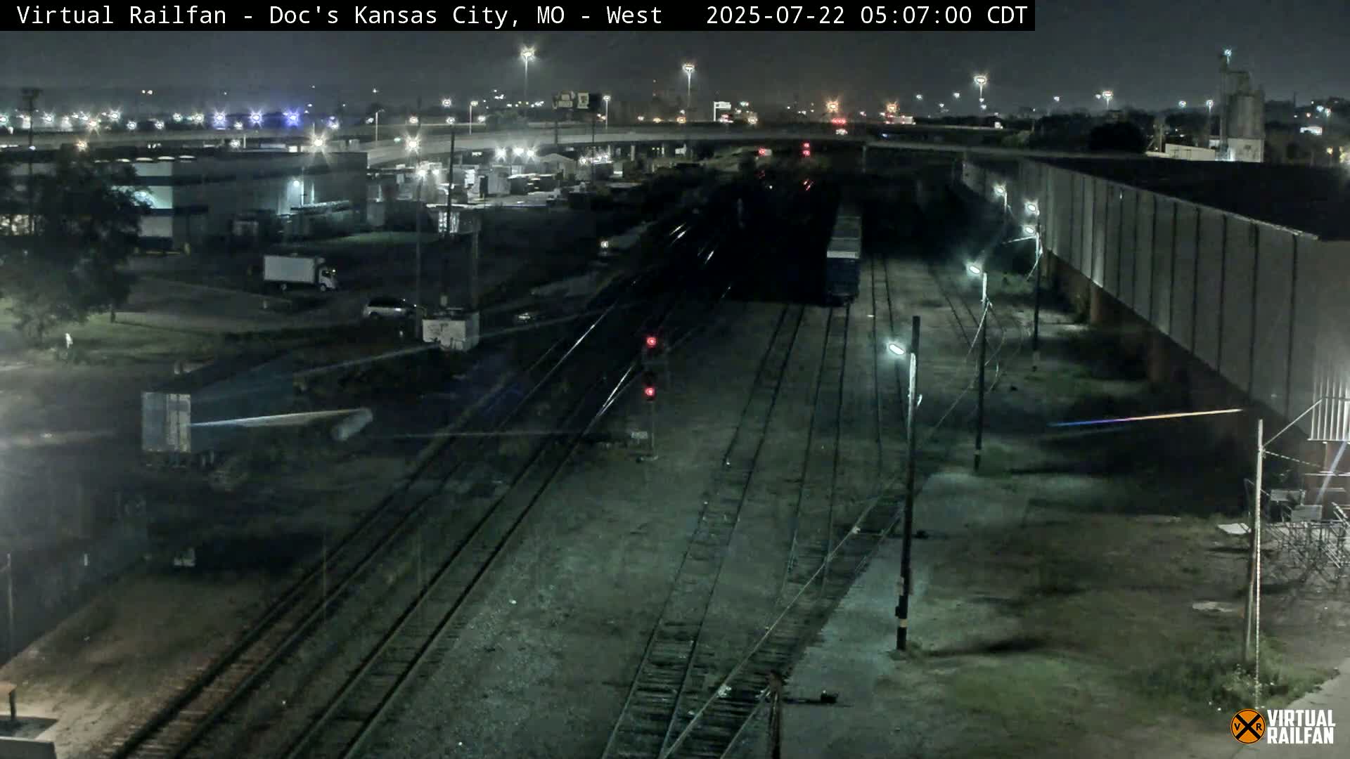 Kansas City Skyline & Train Depot Live Cam - Kansas City, Jackson, Missouri, USA 