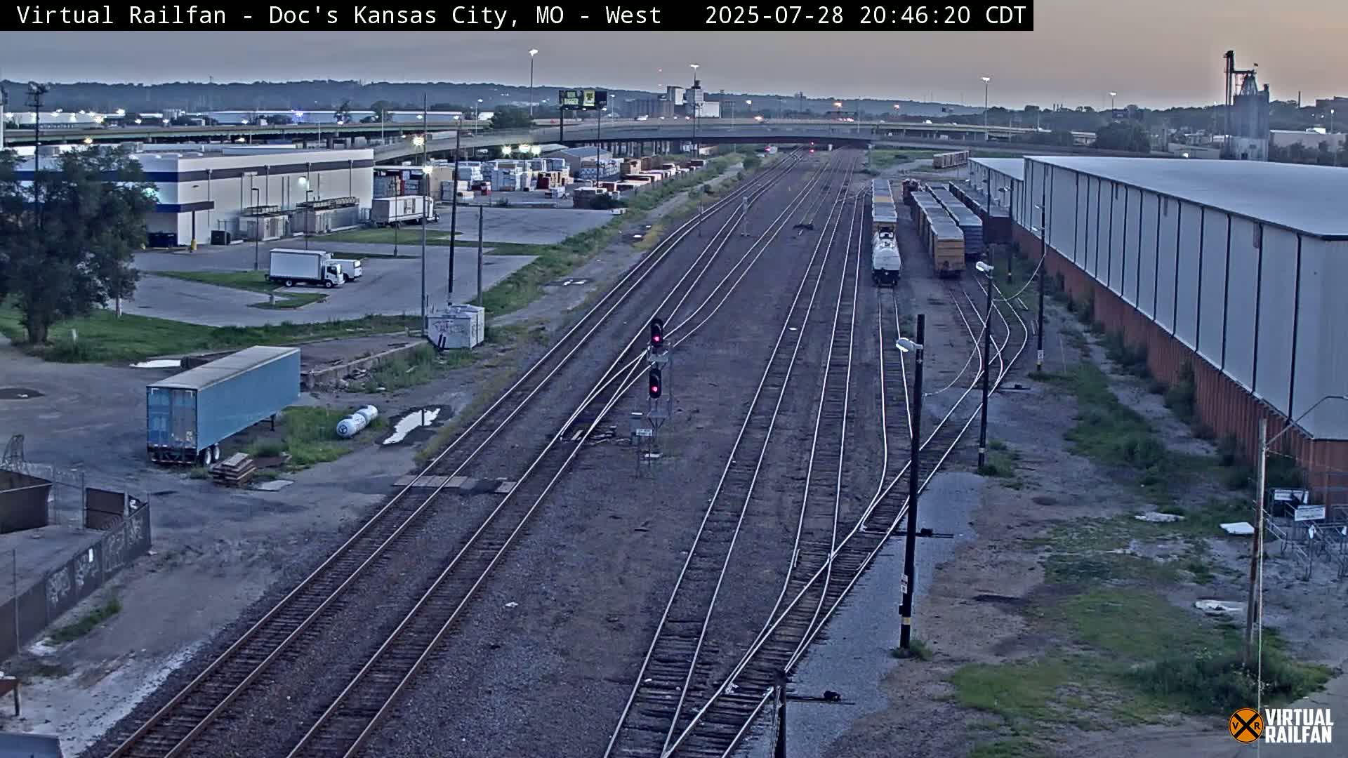 Kansas City Skyline & Train Depot Live Cam - Kansas City, Jackson, Missouri, USA 