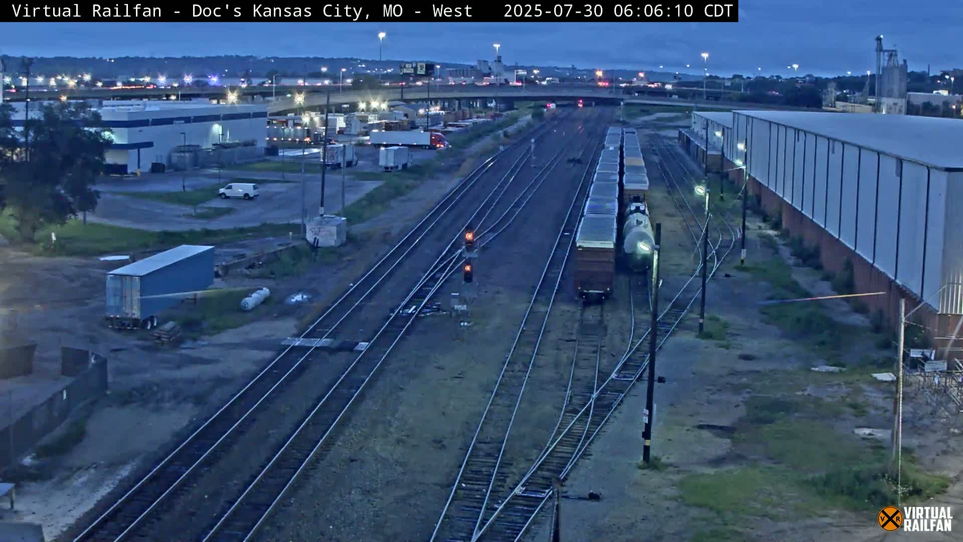 Kansas City Skyline & Train Depot Live Cam - Kansas City, Jackson, Missouri, USA 