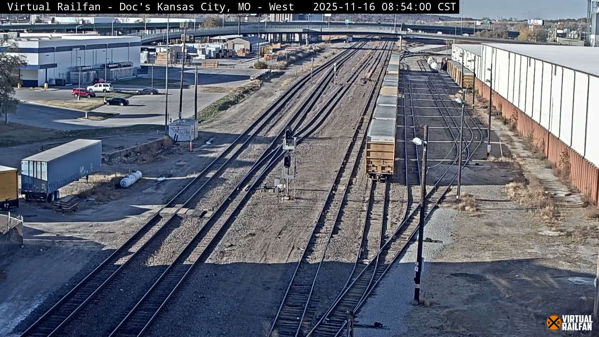 Kansas City Skyline & Train Depot Live Cam - Kansas City, Jackson, Missouri, USA 