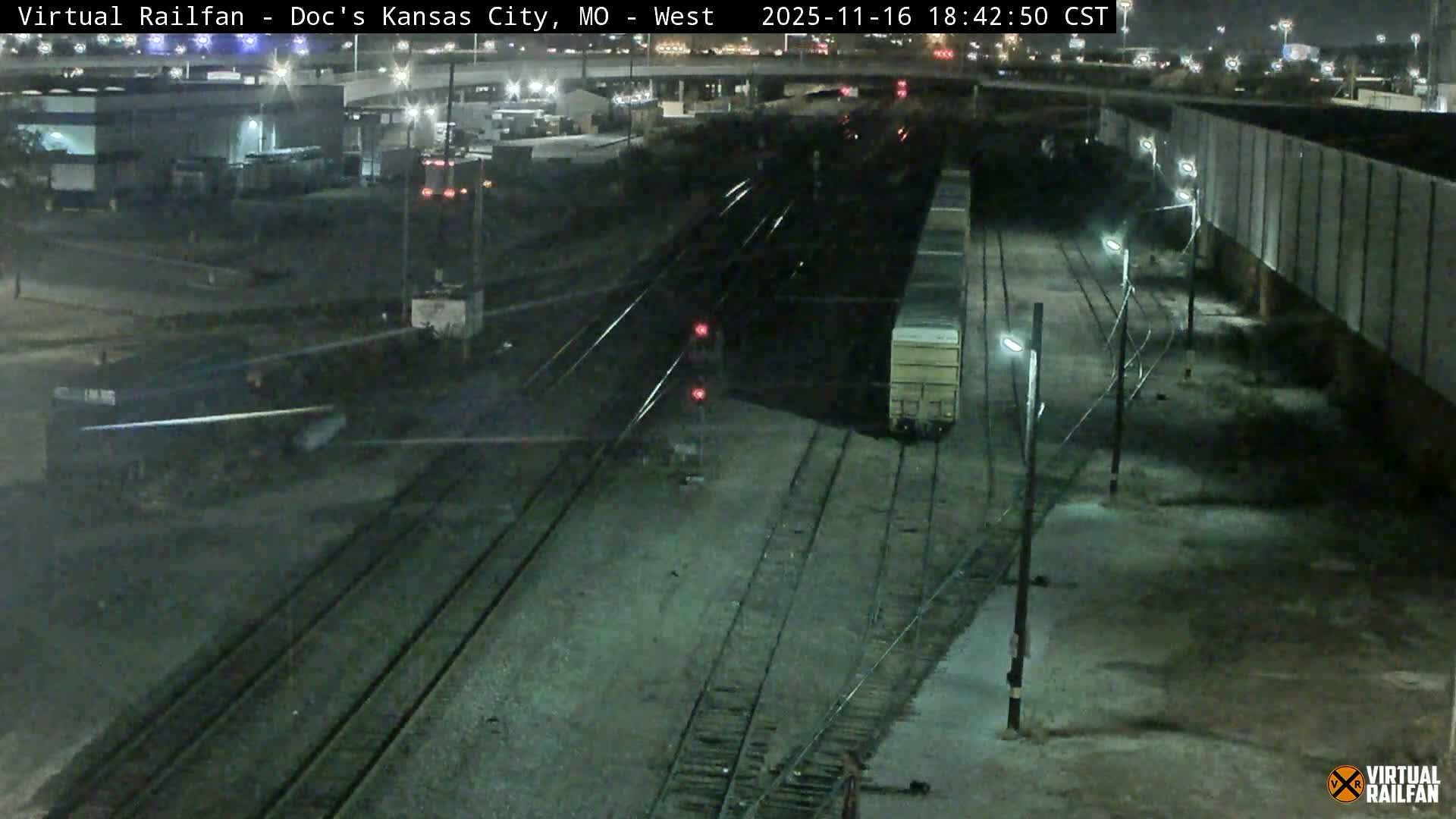 Kansas City Skyline & Train Depot Live Cam - Kansas City, Jackson, Missouri, USA 
