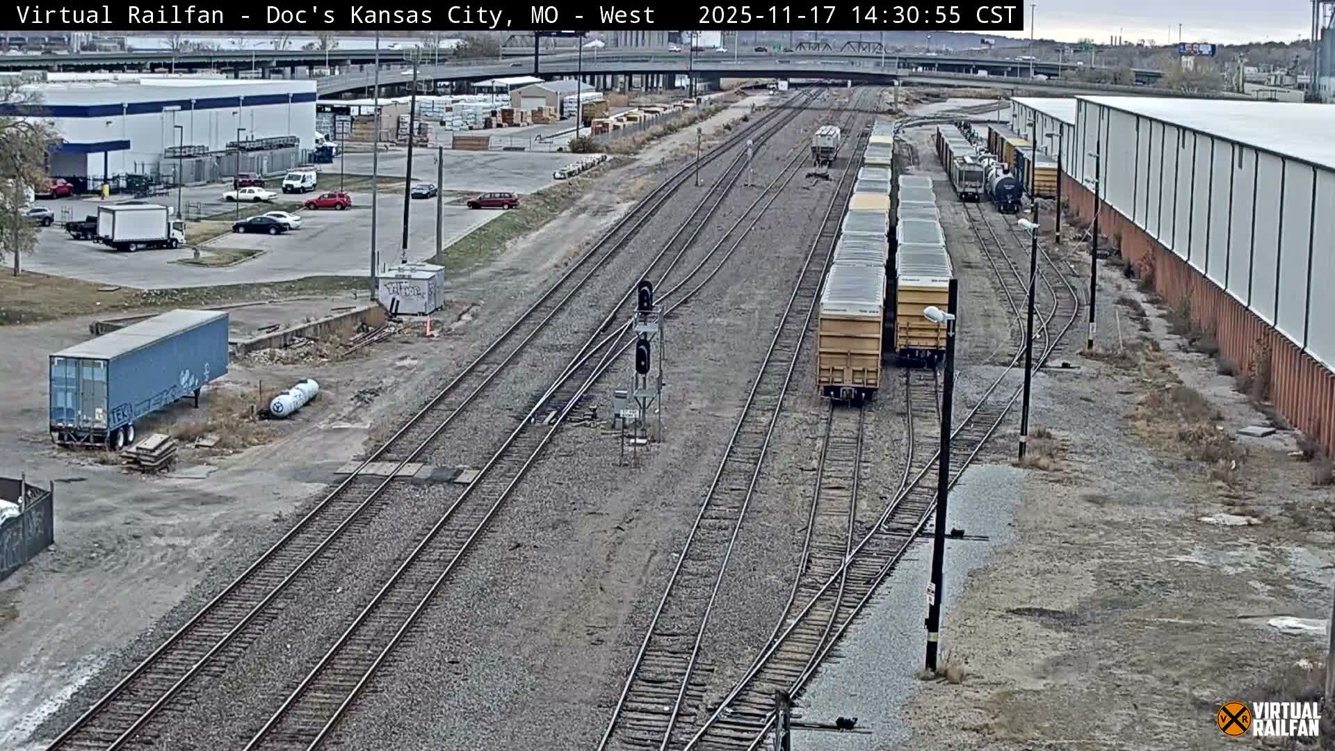 Kansas City Skyline & Train Depot Live Cam - Kansas City, Jackson, Missouri, USA 