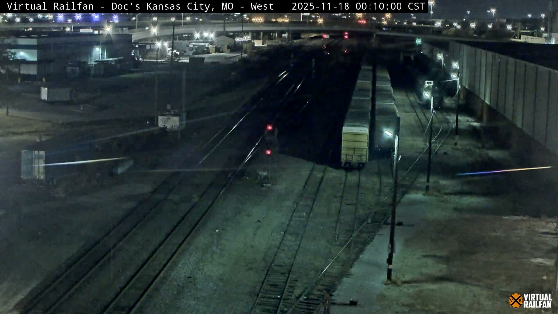 Kansas City Skyline & Train Depot Live Cam - Kansas City, Jackson, Missouri, USA 