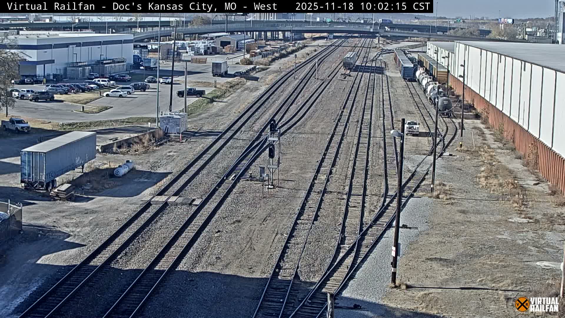 Kansas City Skyline & Train Depot Live Cam - Kansas City, Jackson, Missouri, USA 