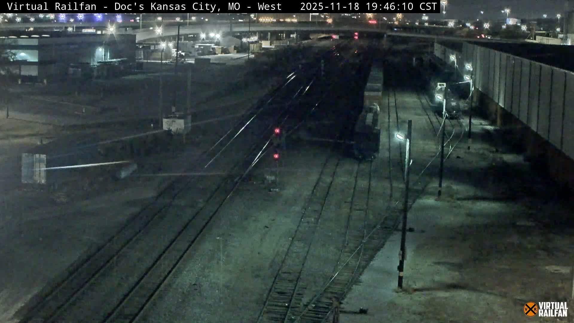 Kansas City Skyline & Train Depot Live Cam - Kansas City, Jackson, Missouri, USA 