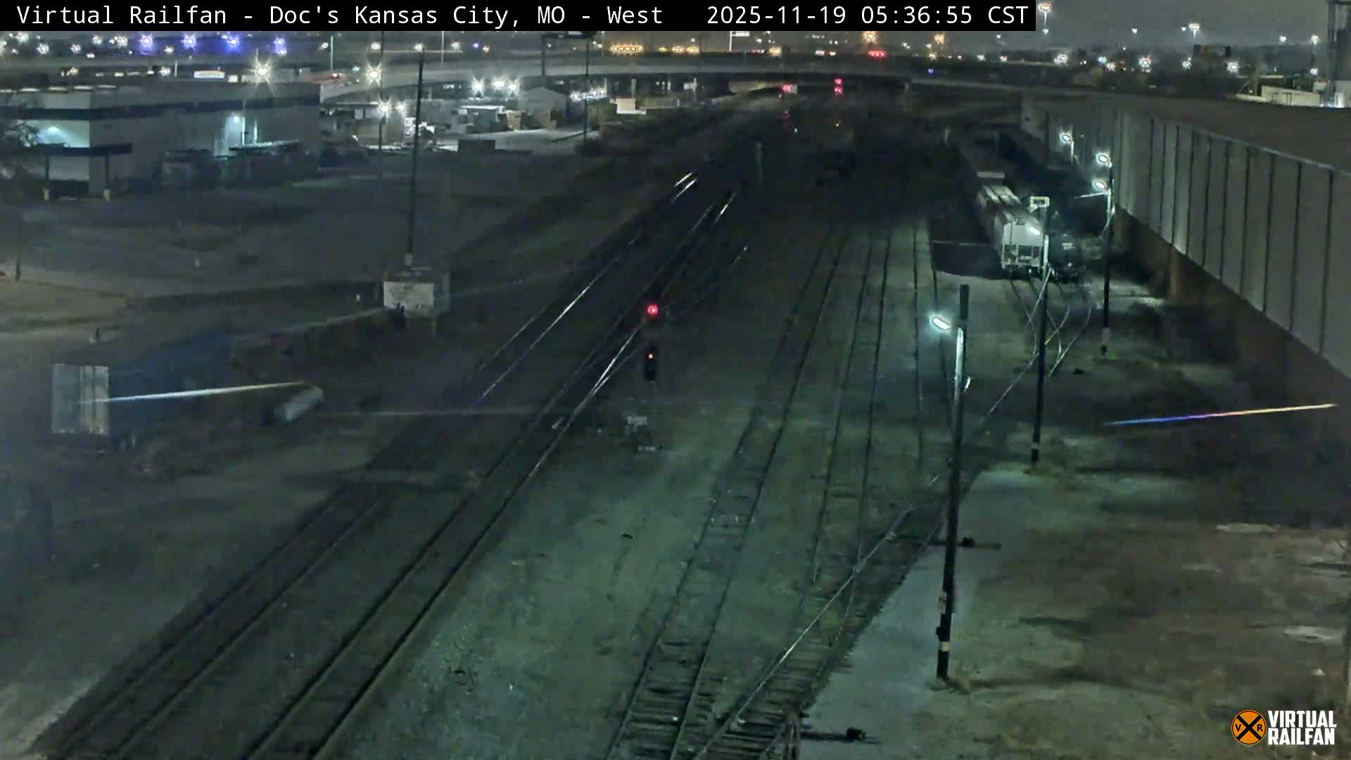 Kansas City Skyline & Train Depot Live Cam - Kansas City, Jackson, Missouri, USA 