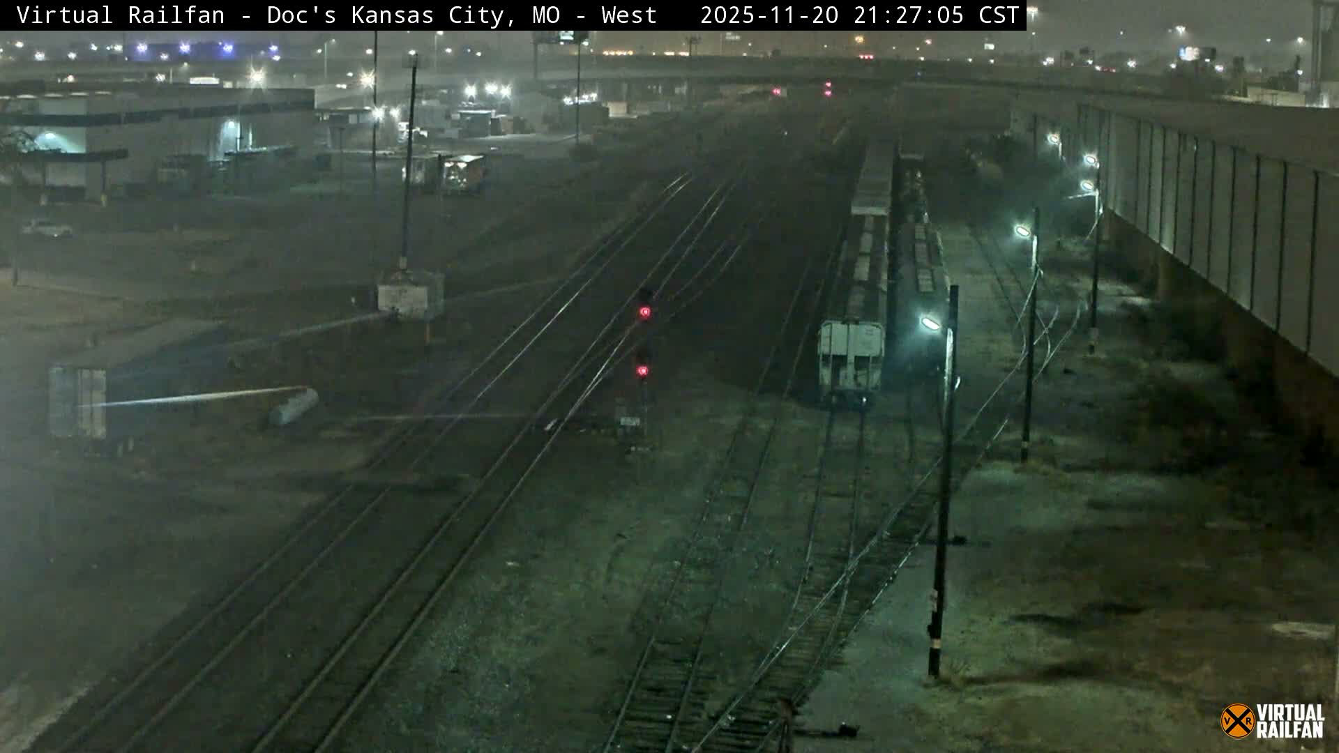 Kansas City Skyline & Train Depot Live Cam - Kansas City, Jackson, Missouri, USA 