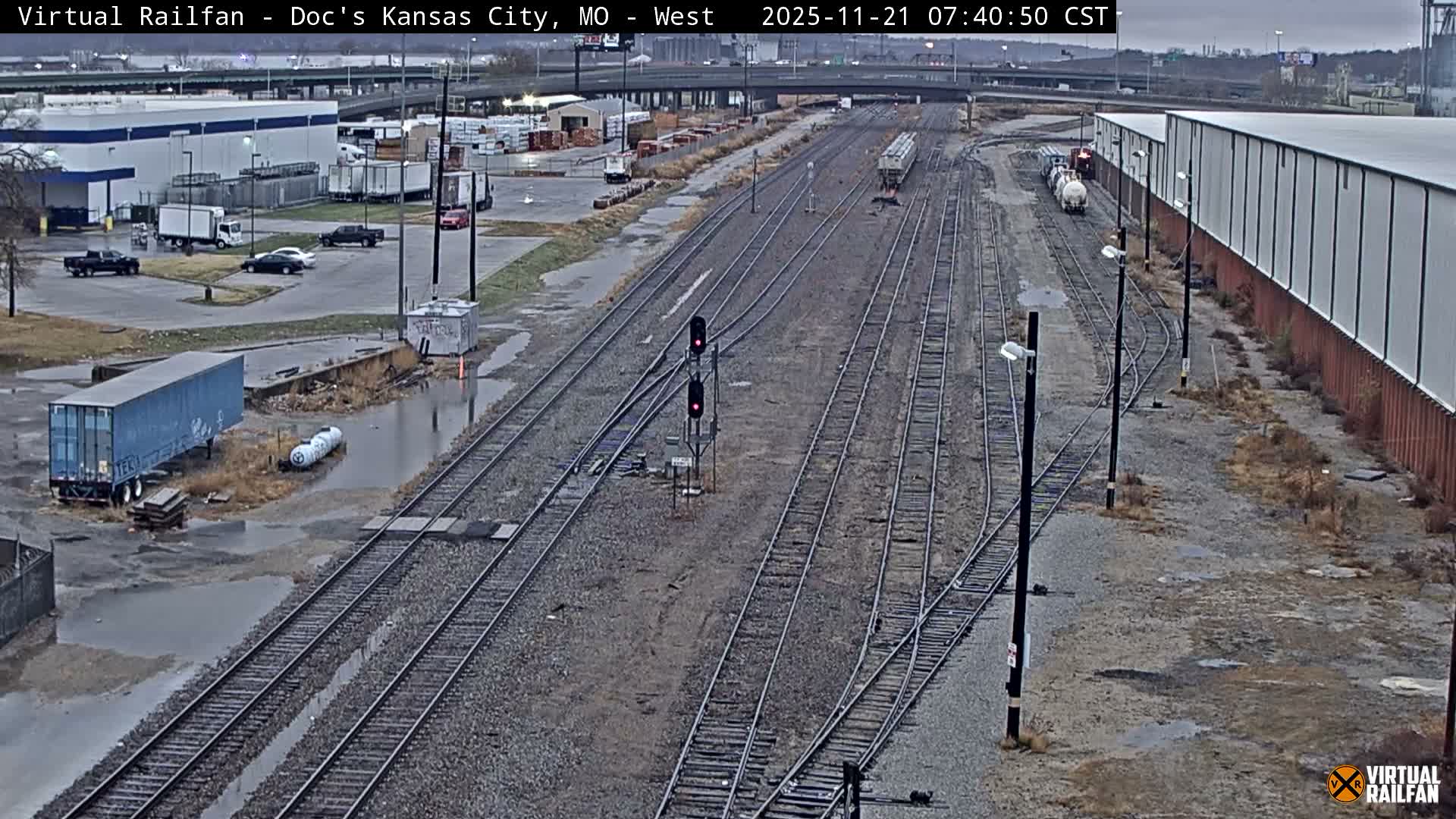 Kansas City Skyline & Train Depot Live Cam - Kansas City, Jackson, Missouri, USA 
