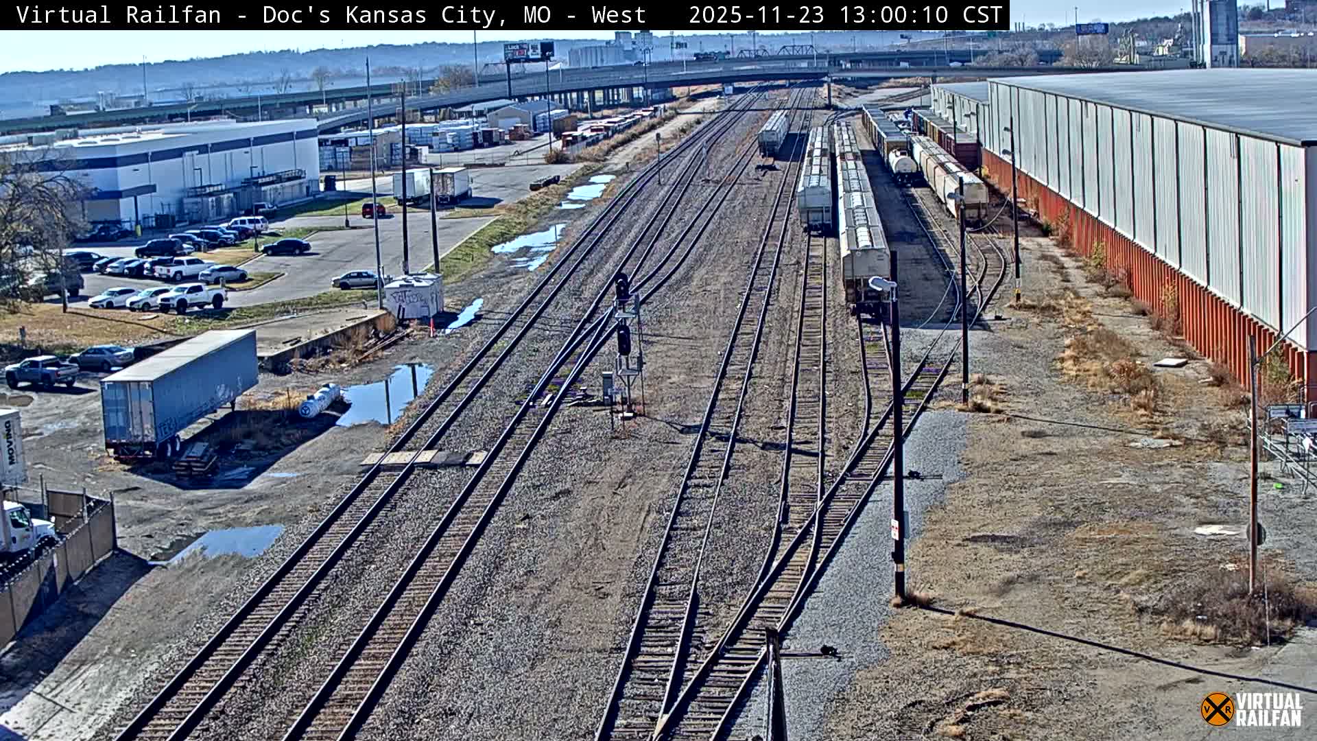 Kansas City Skyline & Train Depot Live Cam - Kansas City, Jackson, Missouri, USA 