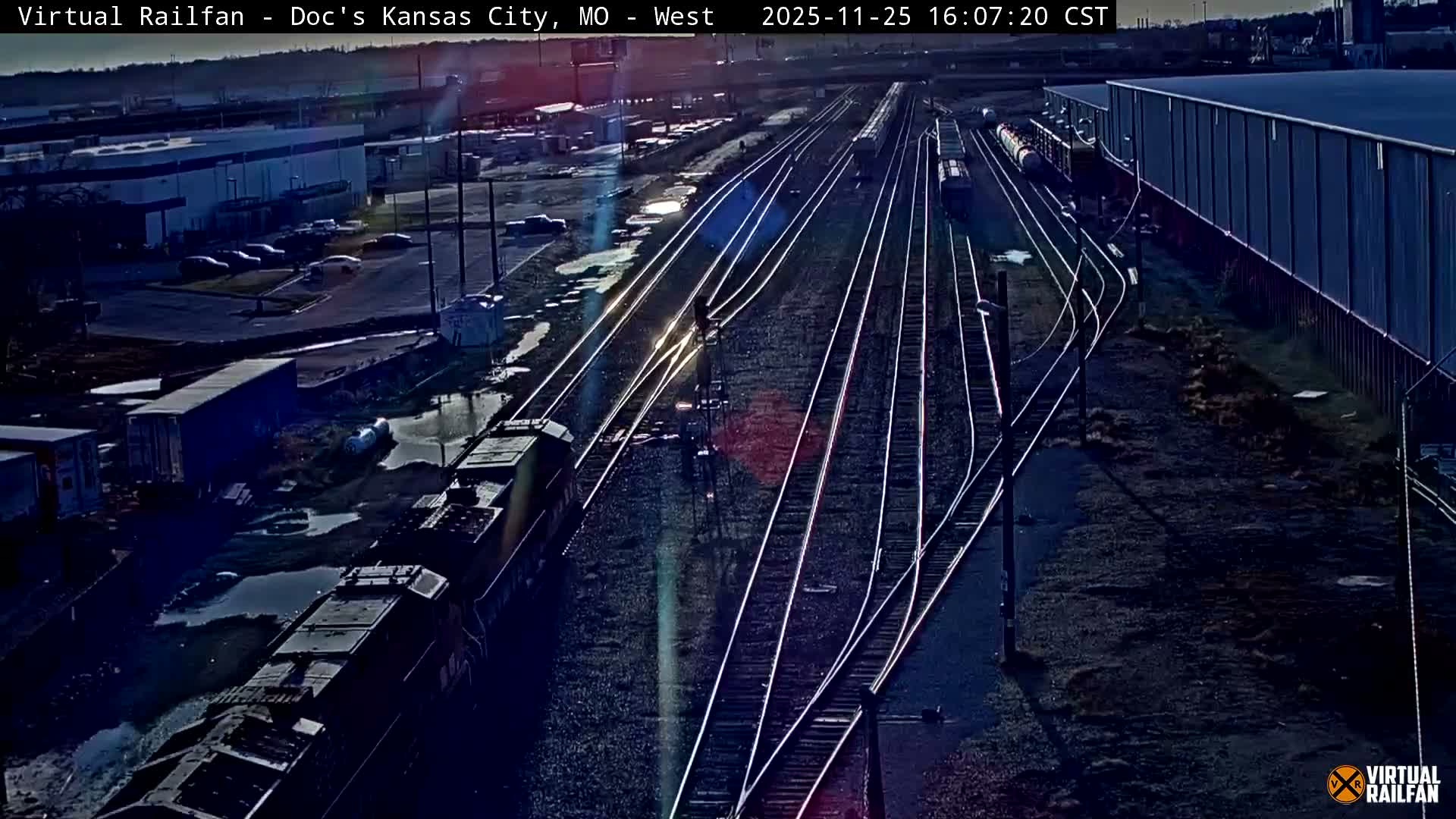 Kansas City Skyline & Train Depot Live Cam - Kansas City, Jackson, Missouri, USA 