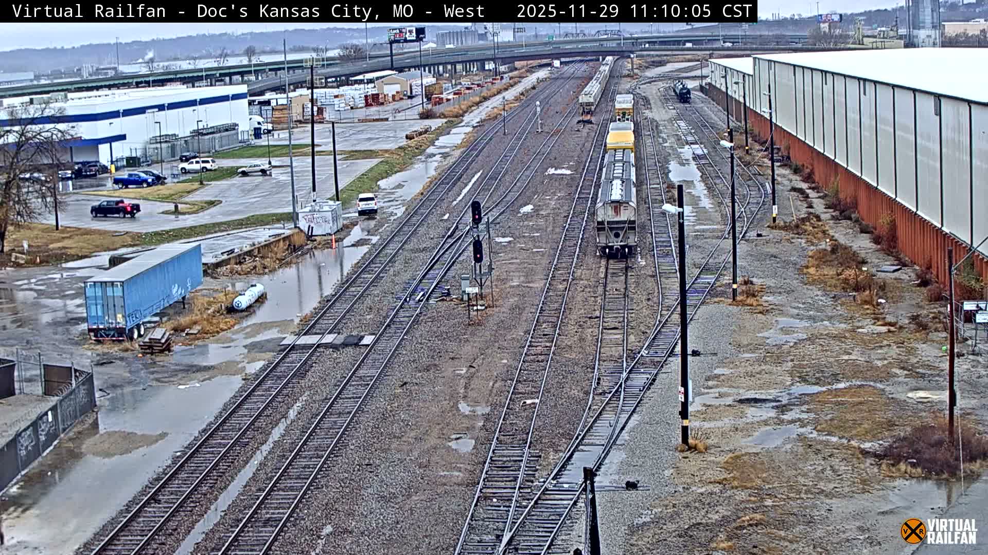 Kansas City Skyline & Train Depot Live Cam - Kansas City, Jackson, Missouri, USA 