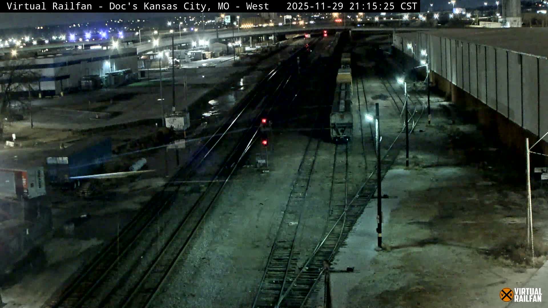 Kansas City Skyline & Train Depot Live Cam - Kansas City, Jackson, Missouri, USA 