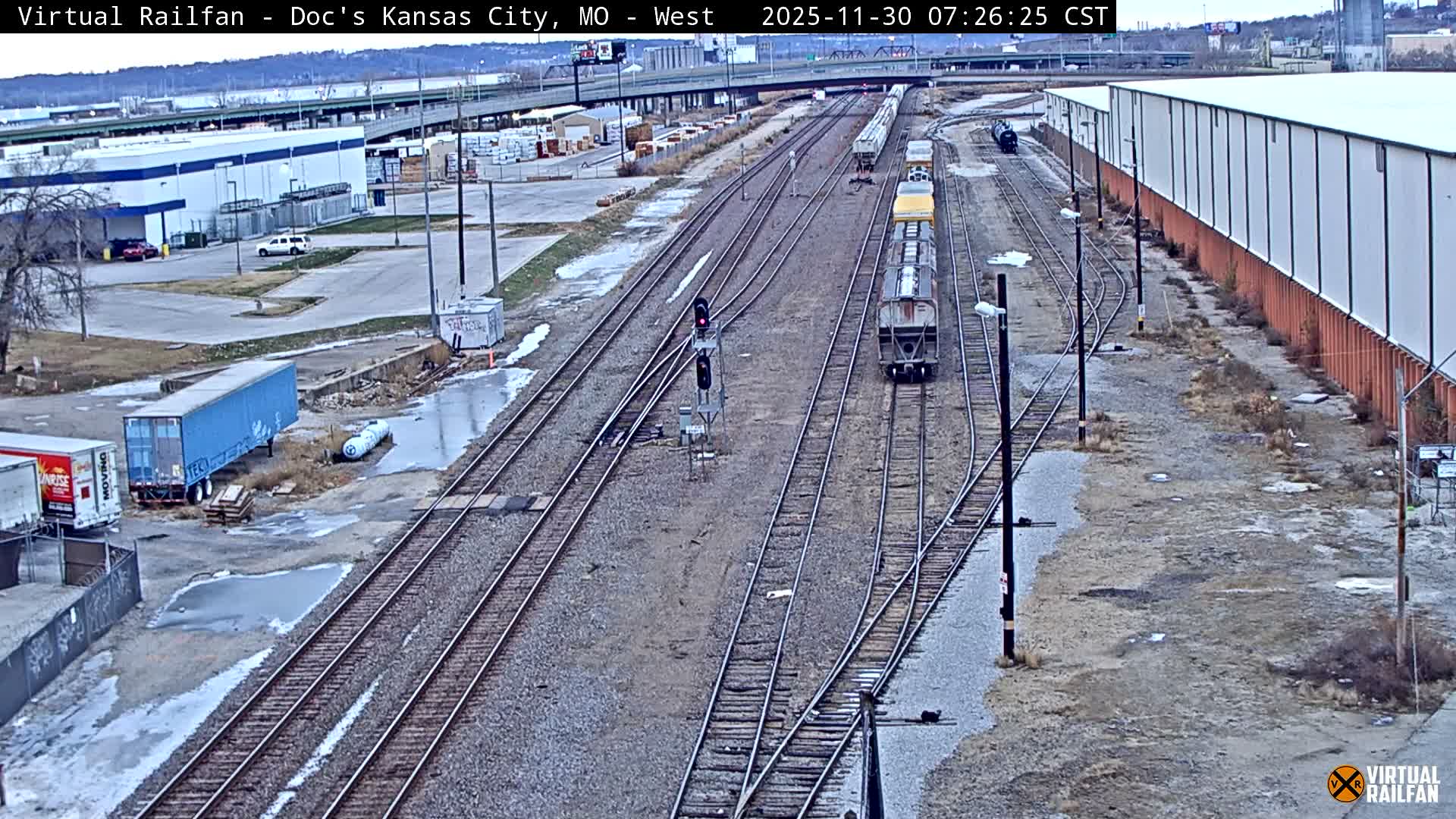 Kansas City Skyline & Train Depot Live Cam - Kansas City, Jackson, Missouri, USA 