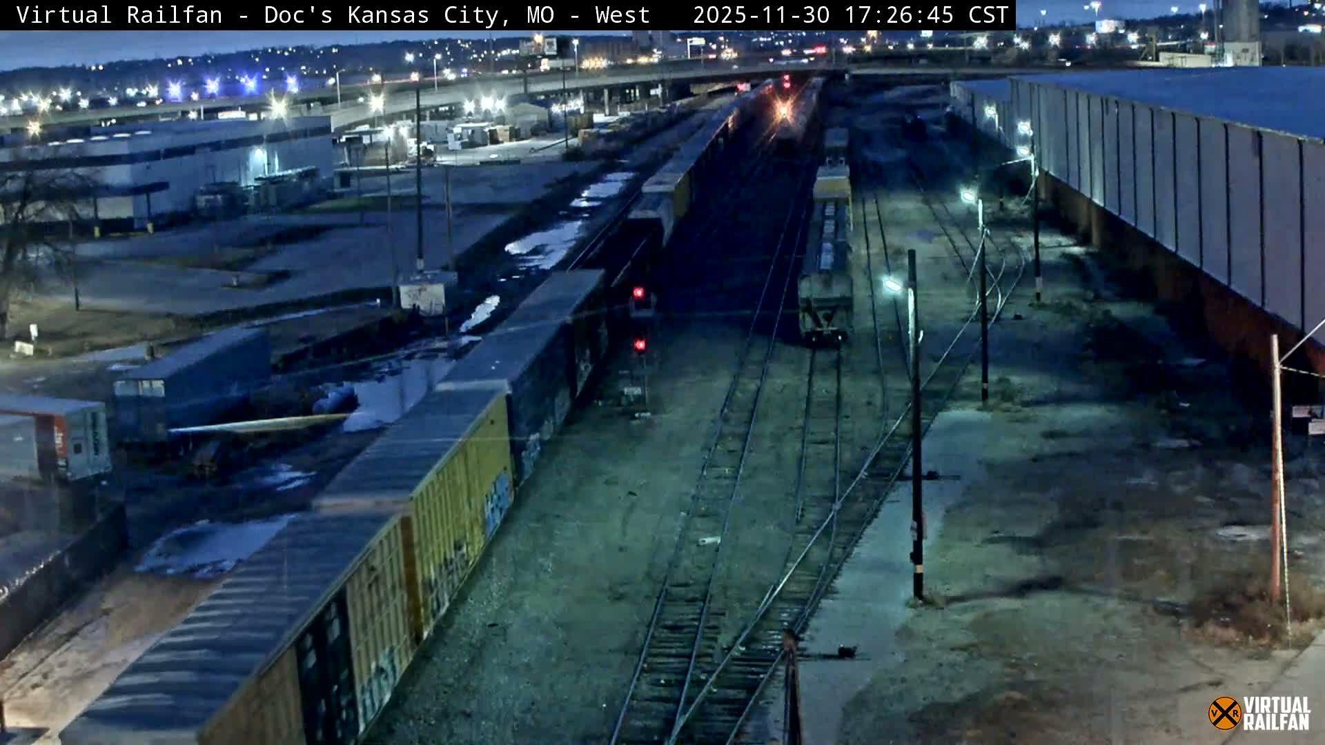 Kansas City Skyline & Train Depot Live Cam - Kansas City, Jackson, Missouri, USA 