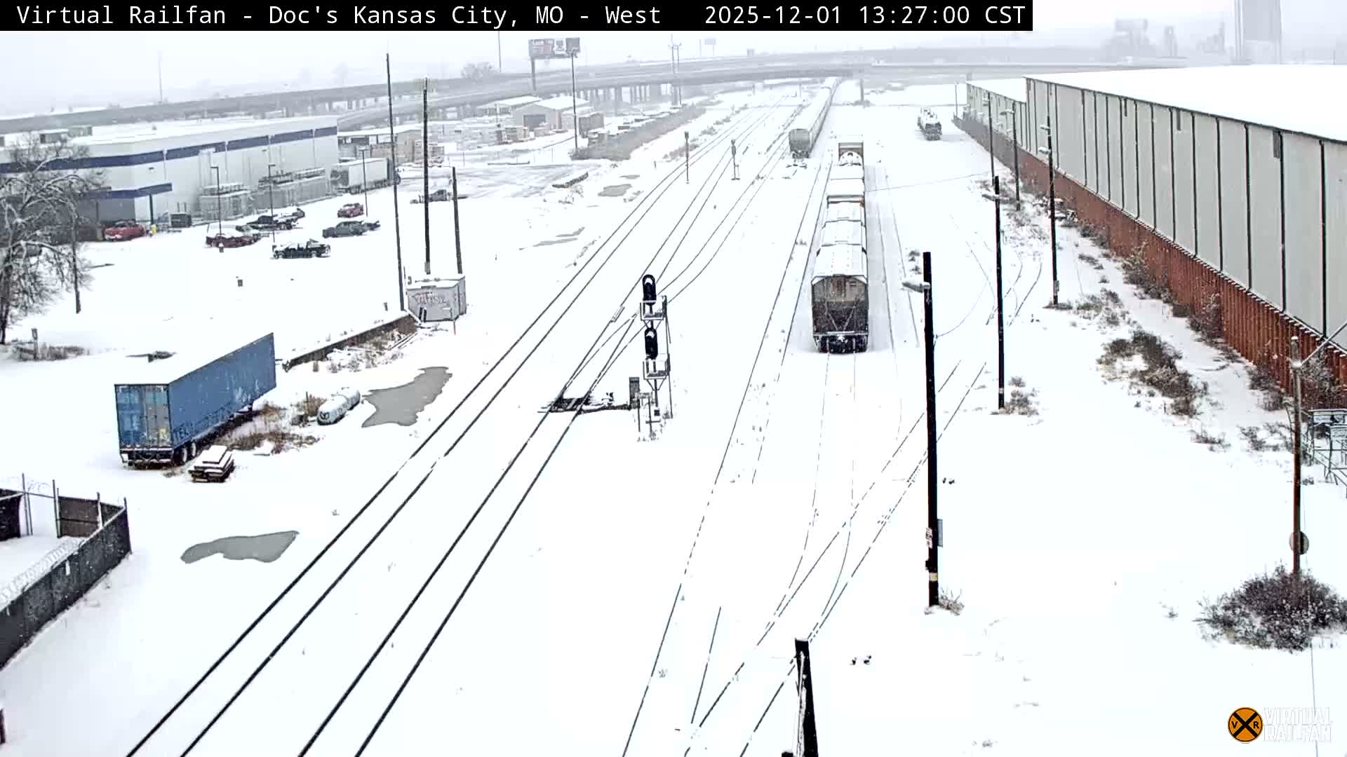Kansas City Skyline & Train Depot Live Cam - Kansas City, Jackson, Missouri, USA 