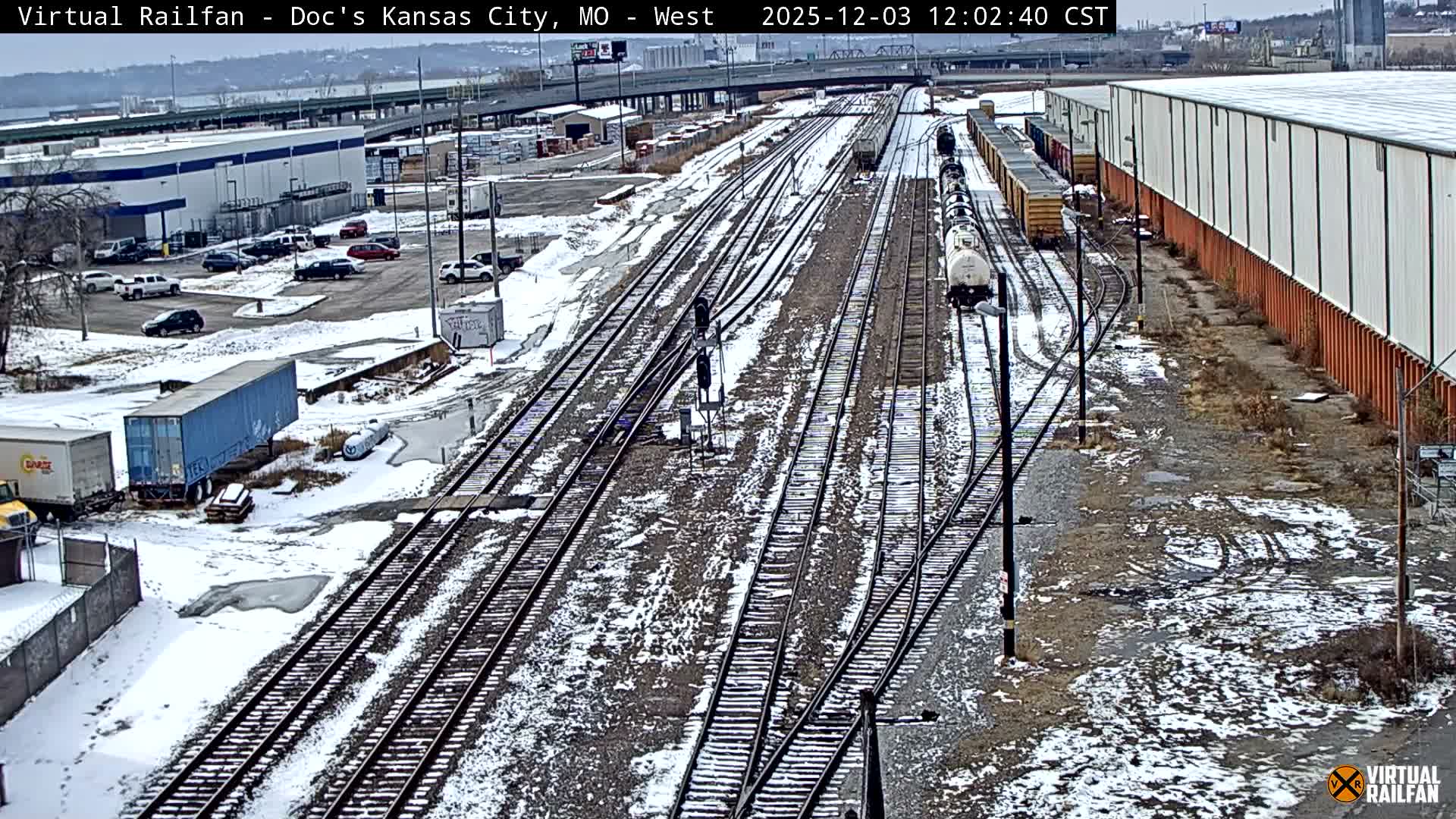 Kansas City Skyline & Train Depot Live Cam - Kansas City, Jackson, Missouri, USA 