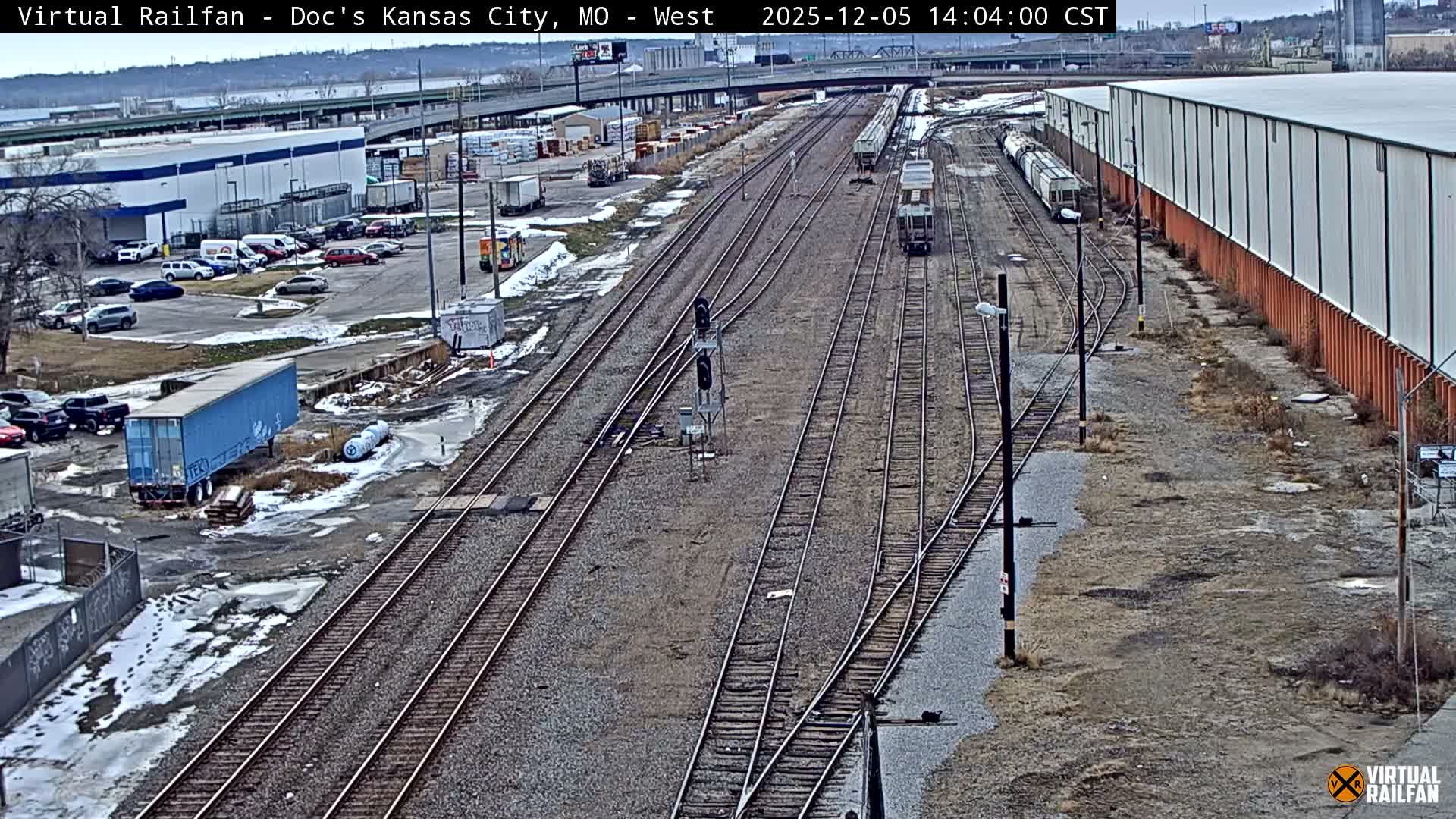 Kansas City Skyline & Train Depot Live Cam - Kansas City, Jackson, Missouri, USA 