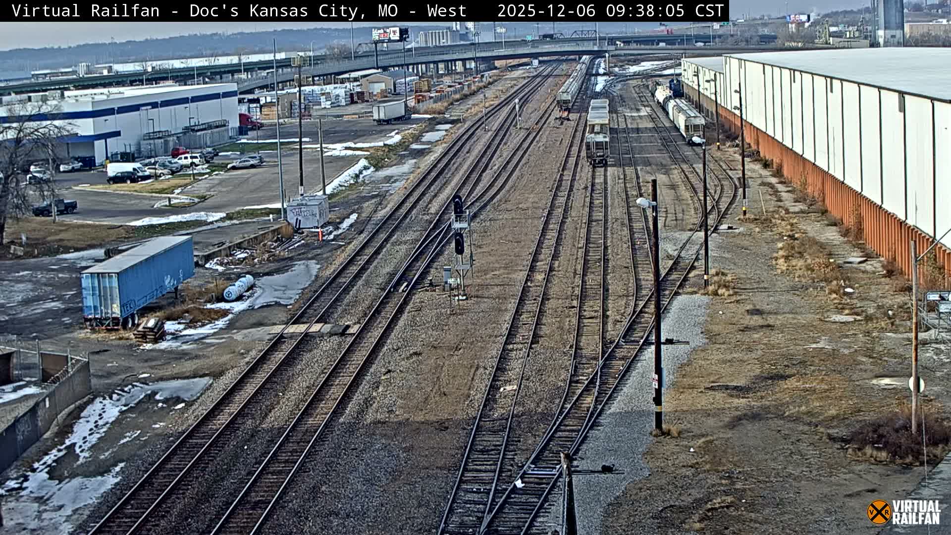 Kansas City Skyline & Train Depot Live Cam - Kansas City, Jackson, Missouri, USA 