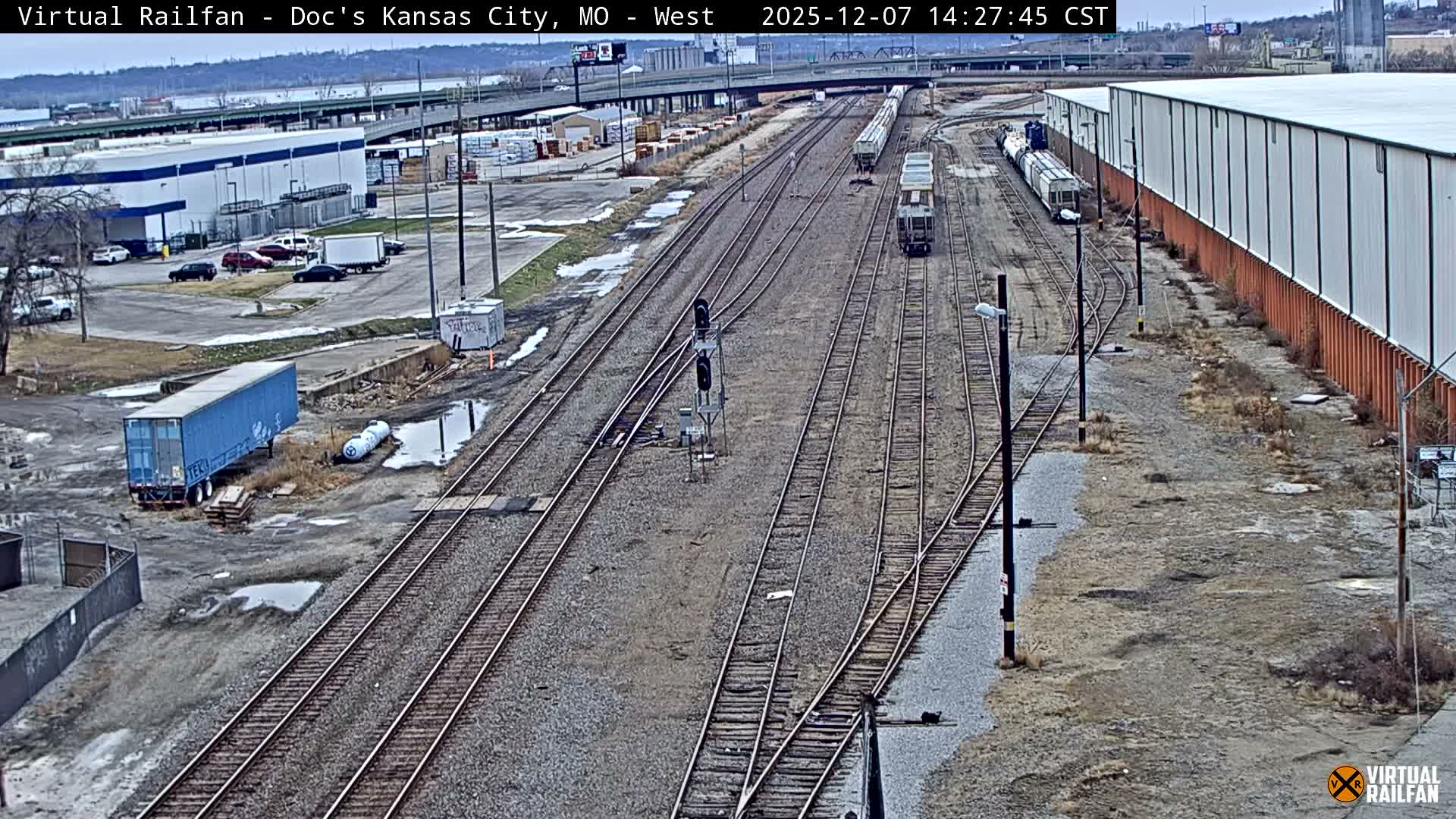 Kansas City Skyline & Train Depot Live Cam - Kansas City, Jackson, Missouri, USA 