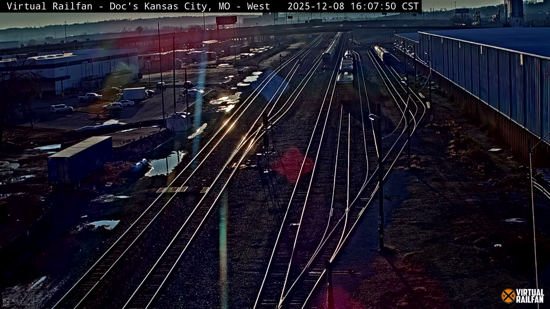 Kansas City Skyline & Train Depot Live Cam - Kansas City, Jackson, Missouri, USA 