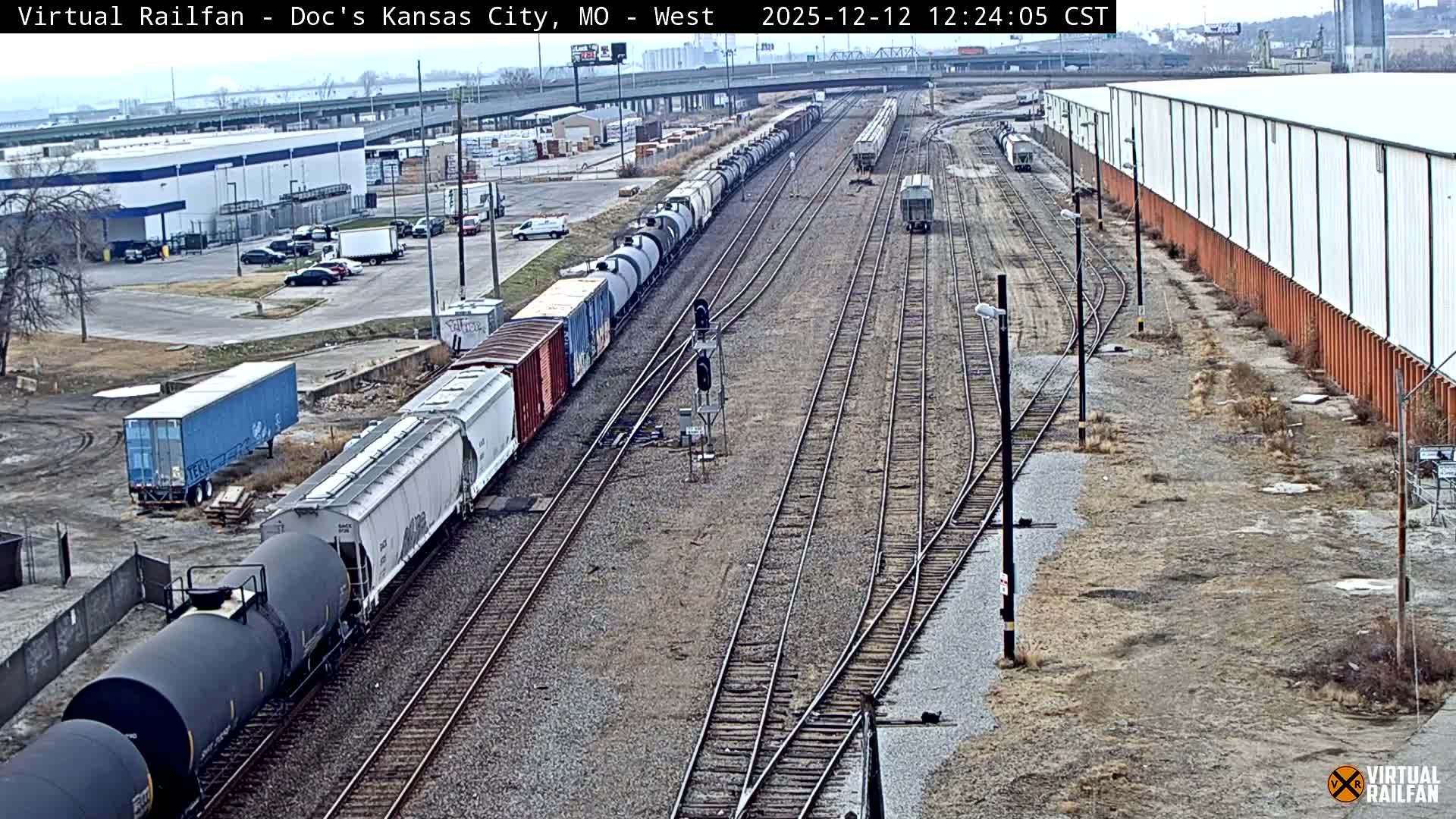 Kansas City Skyline & Train Depot Live Cam - Kansas City, Jackson, Missouri, USA 
