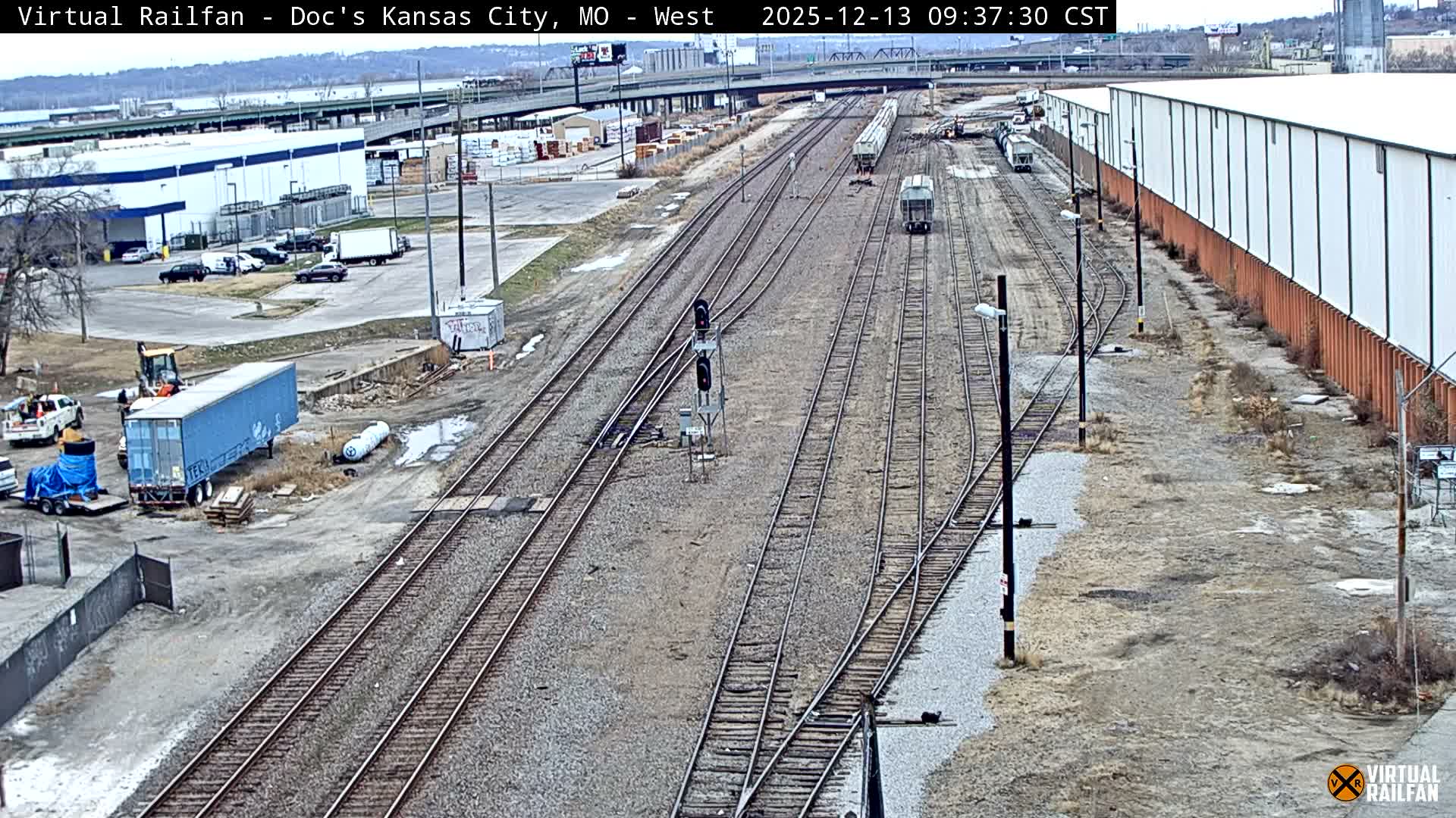 Kansas City Skyline & Train Depot Live Cam - Kansas City, Jackson, Missouri, USA 