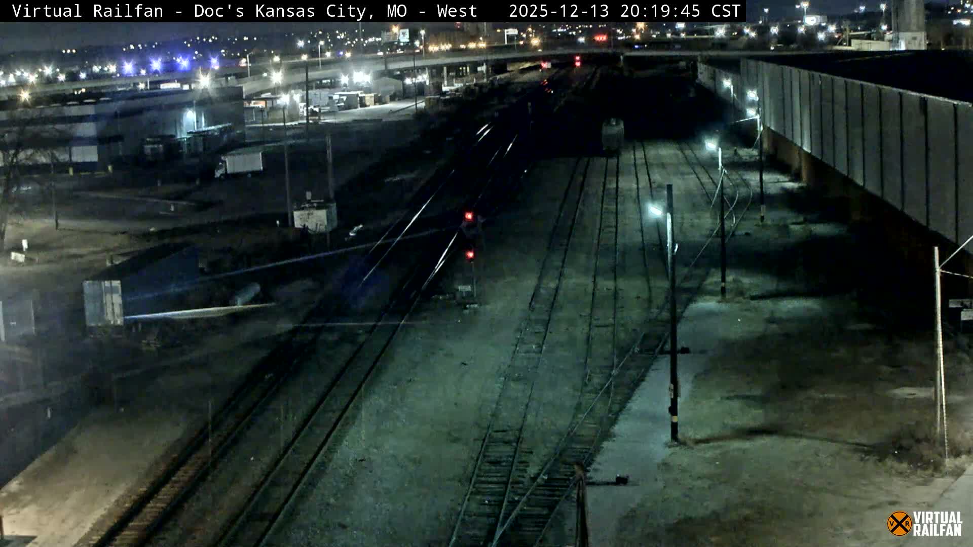 Kansas City Skyline & Train Depot Live Cam - Kansas City, Jackson, Missouri, USA 