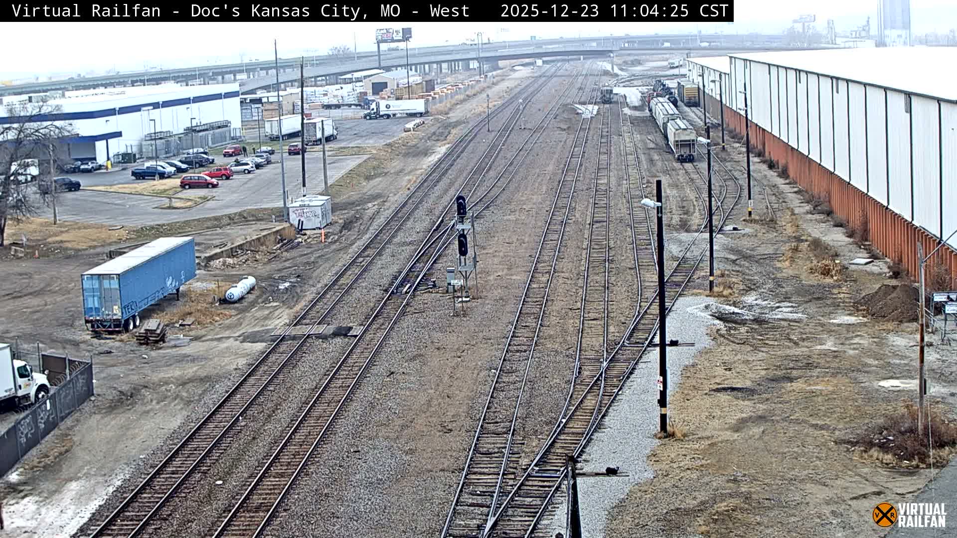 Kansas City Skyline & Train Depot Live Cam - Kansas City, Jackson, Missouri, USA 