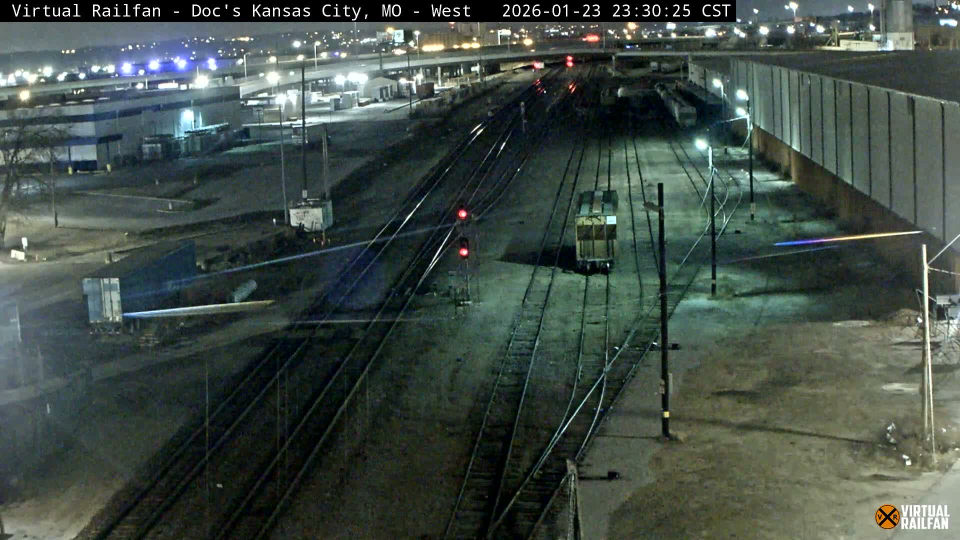 Kansas City Skyline & Train Depot Live Cam - Kansas City, Jackson, Missouri, USA 