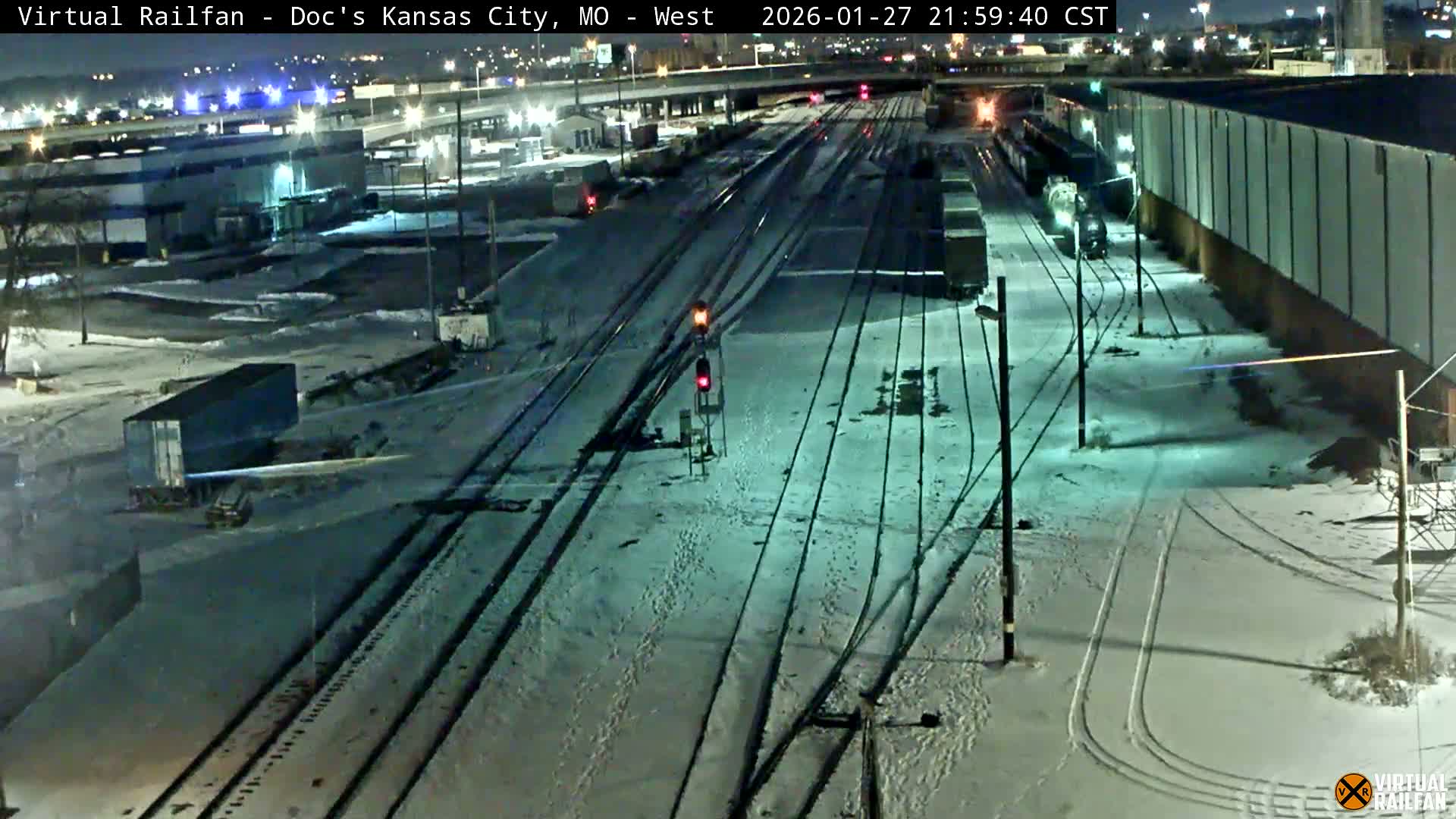 Kansas City Skyline & Train Depot Live Cam - Kansas City, Jackson, Missouri, USA 