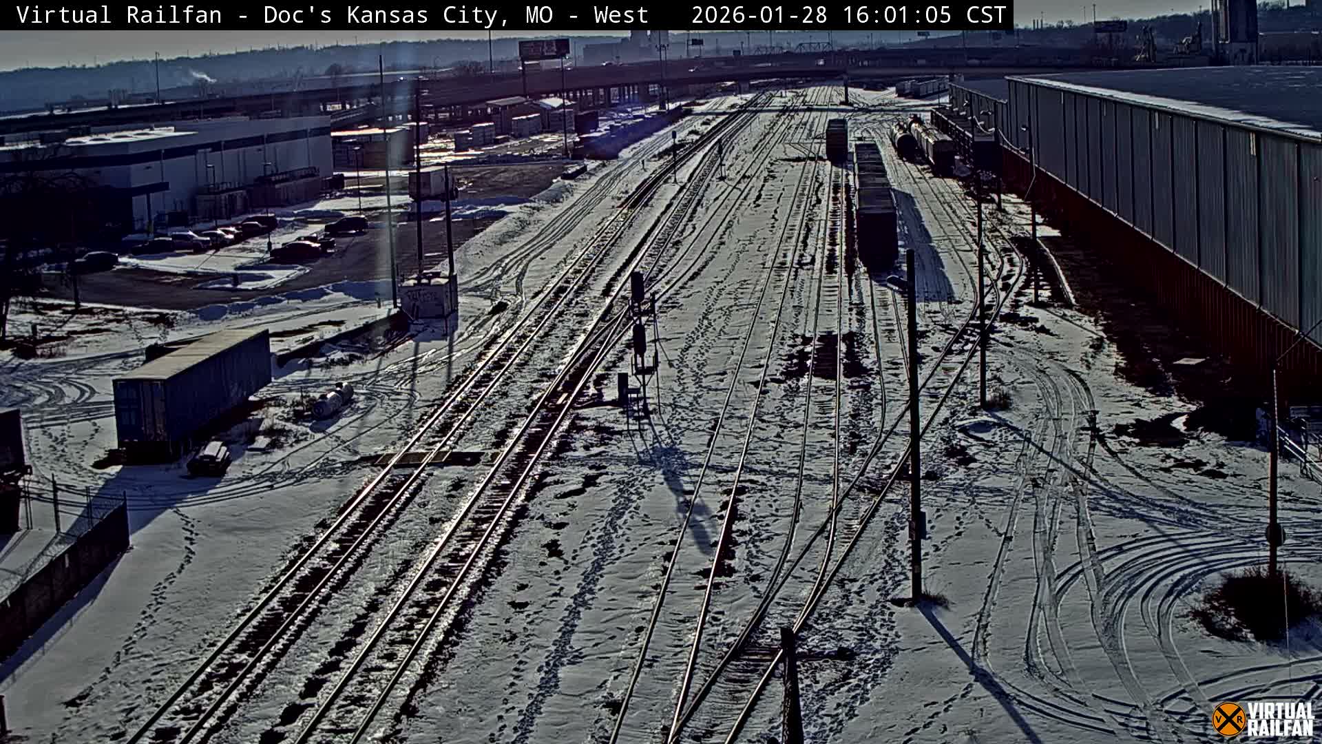 Kansas City Skyline & Train Depot Live Cam - Kansas City, Jackson, Missouri, USA 