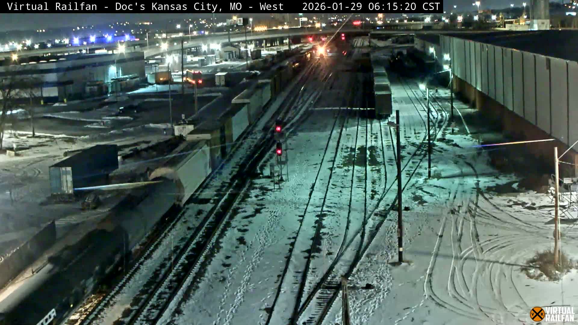 Kansas City Skyline & Train Depot Live Cam - Kansas City, Jackson, Missouri, USA 
