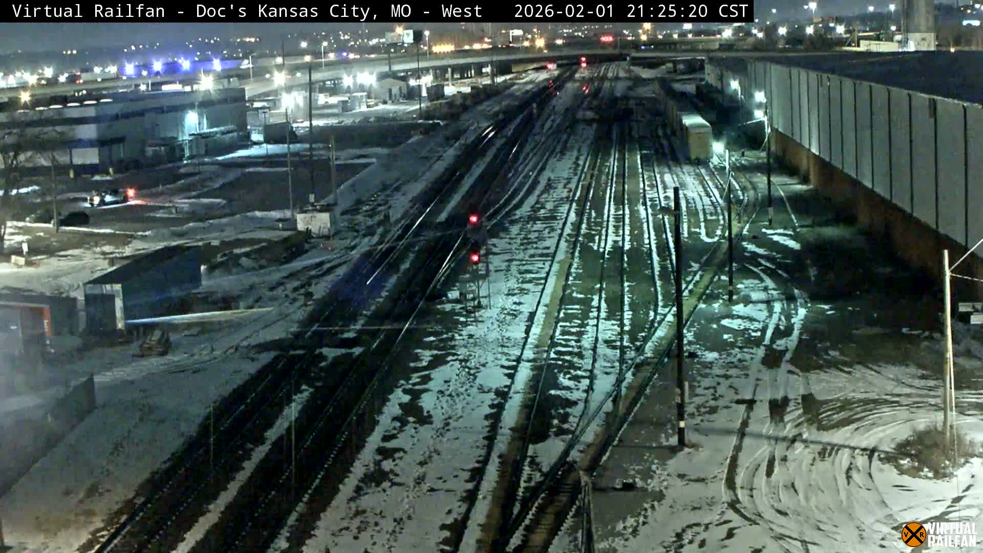 Kansas City Skyline & Train Depot Live Cam - Kansas City, Jackson, Missouri, USA 