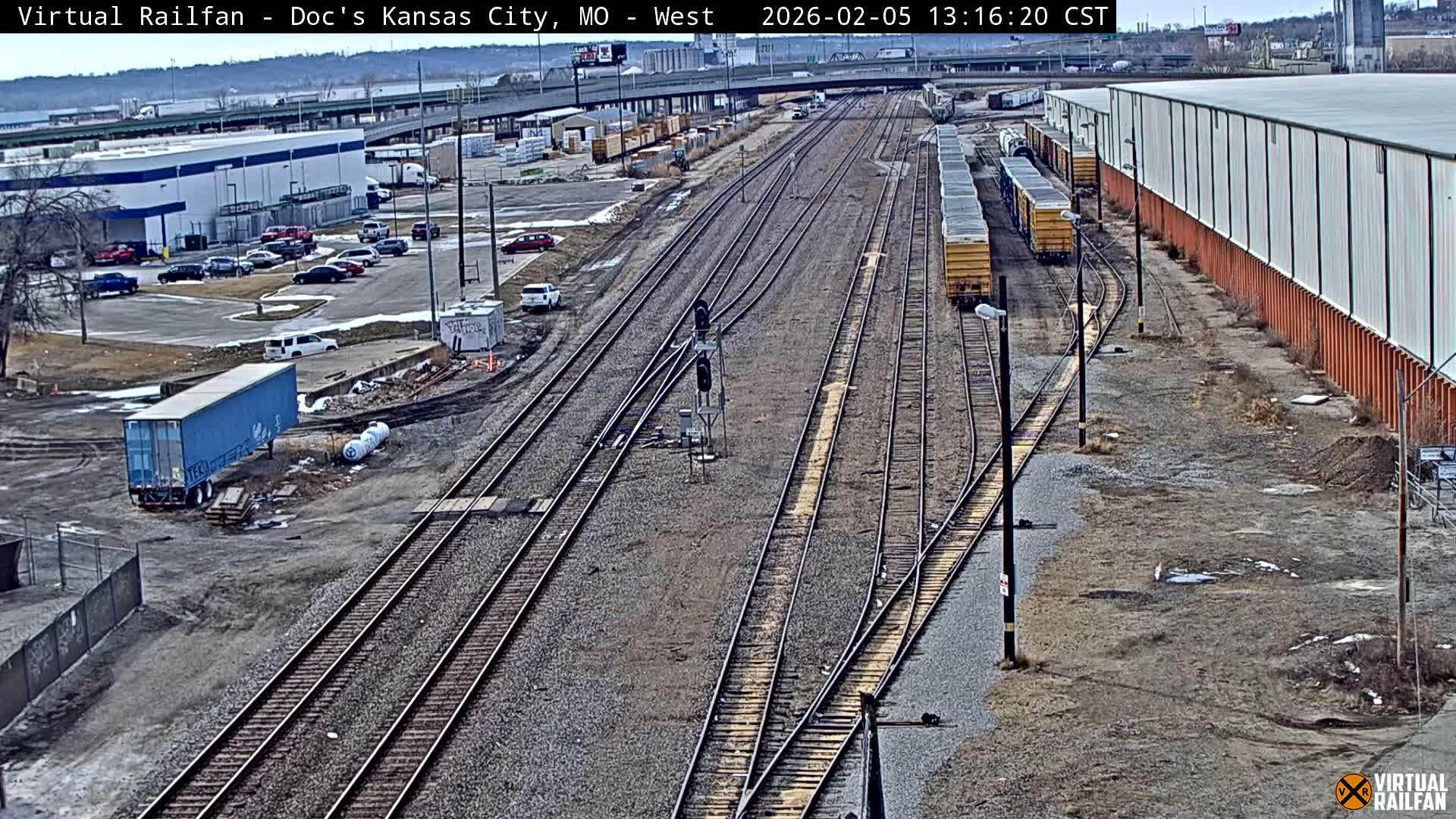 Kansas City Skyline & Train Depot Live Cam - Kansas City, Jackson, Missouri, USA 