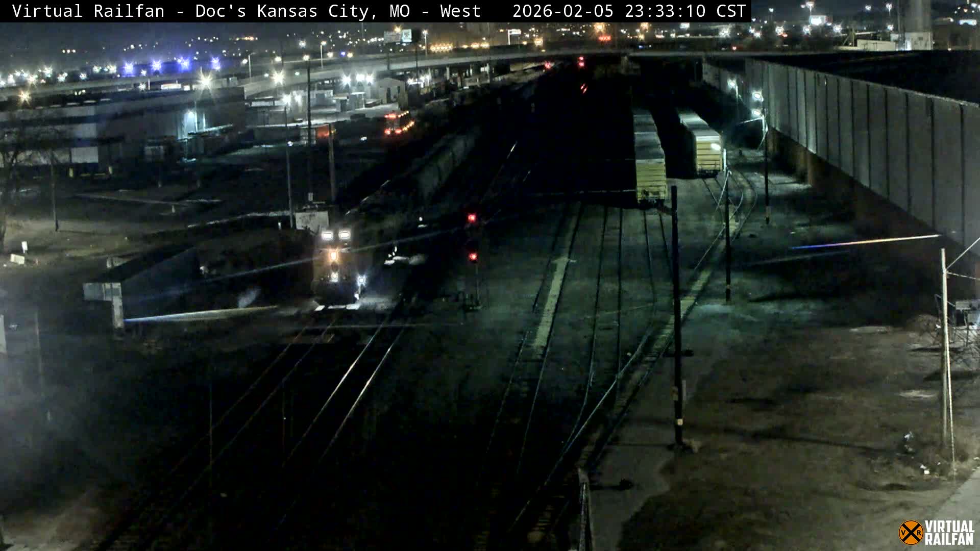 Kansas City Skyline & Train Depot Live Cam - Kansas City, Jackson, Missouri, USA 