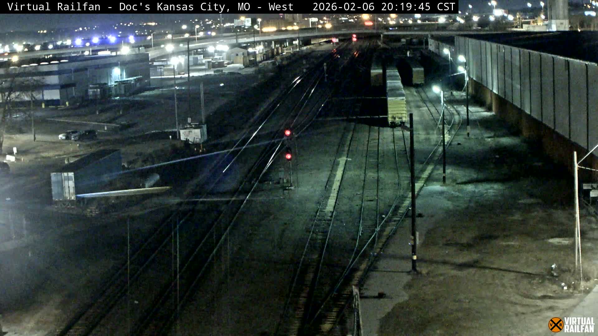 Kansas City Skyline & Train Depot Live Cam - Kansas City, Jackson, Missouri, USA 